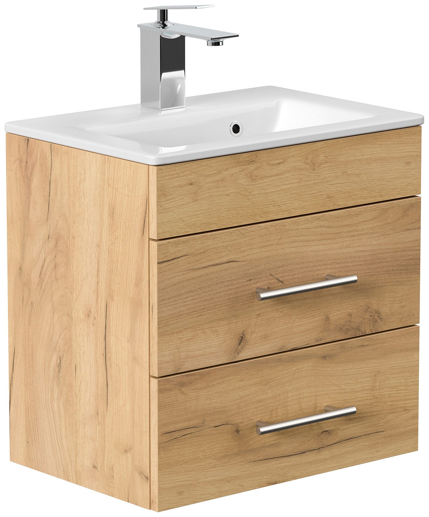 Magnolia Home Waschtisch Badmöbel Mars 500 SlimLine SoftClose eiche gold