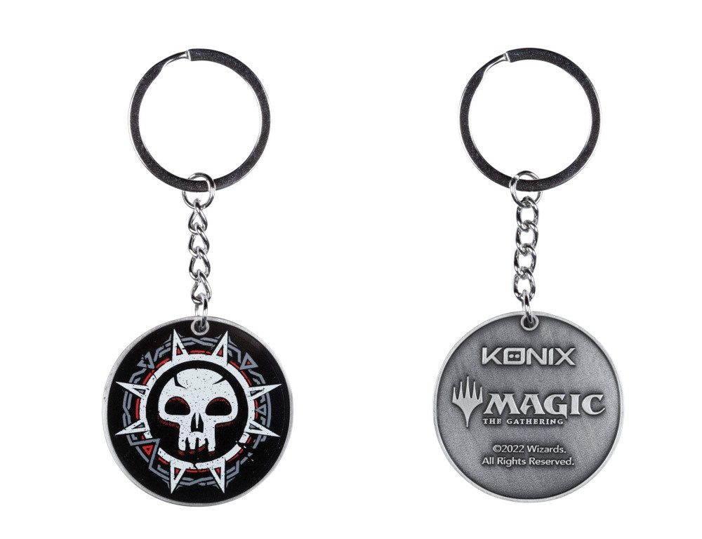 KONIX Schlüsselanhänger Magic the Gathering Schlüsselanhänger Black Mana