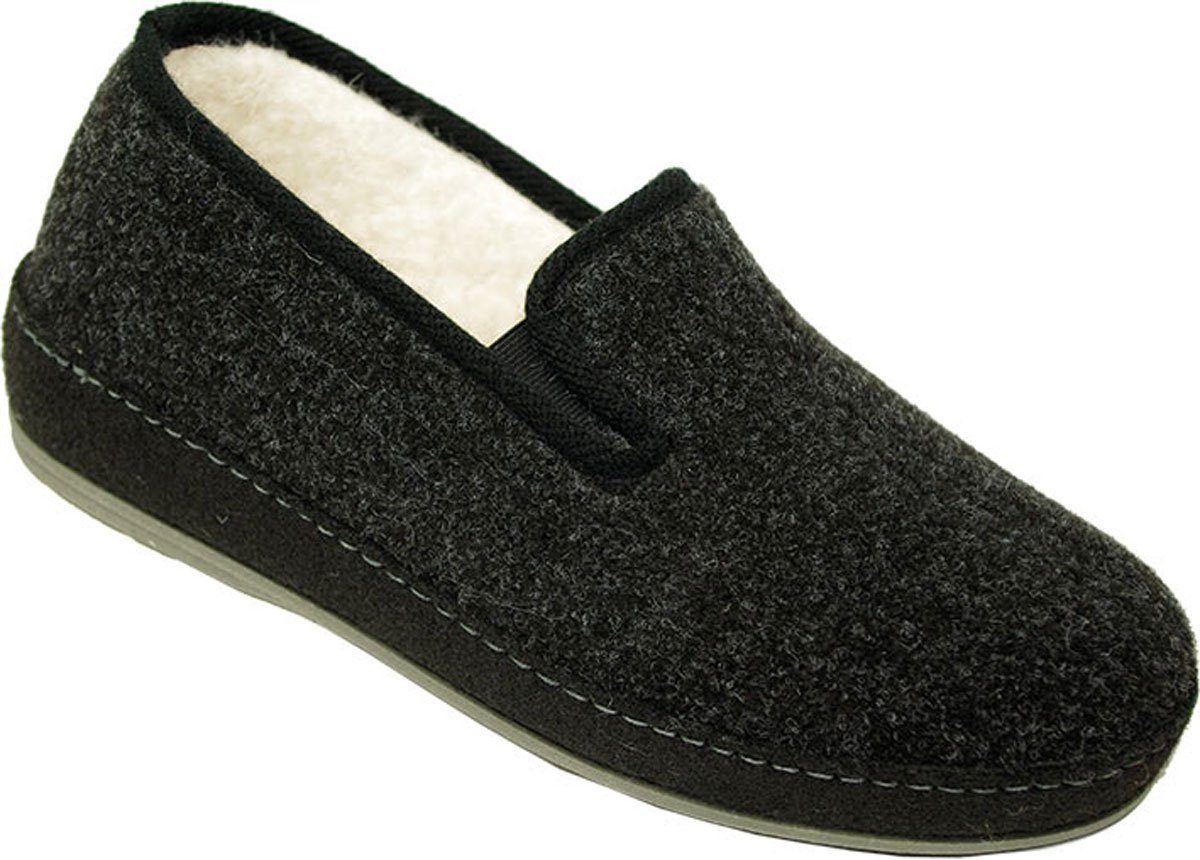 SCHAWOS Schawos Herren Hausschuh 8070 Farbe schwarz Hausschuh