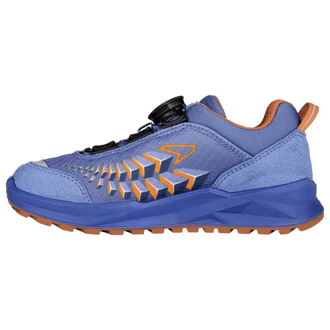 Lowa Ferrox Low GTX (Textil/Synthetik, wasserdicht) blau/orange Kinder Wanderschuh