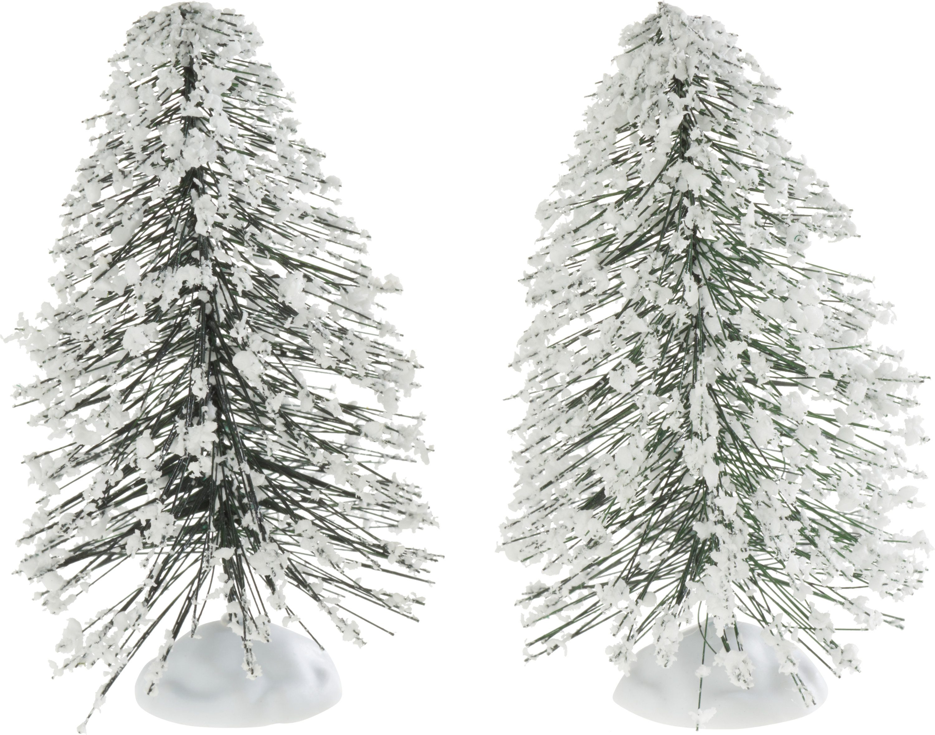 VBS Dekofigur Tannenbaum mit Schnee (2 St), H 10 cm, 2 Stück günstig online kaufen