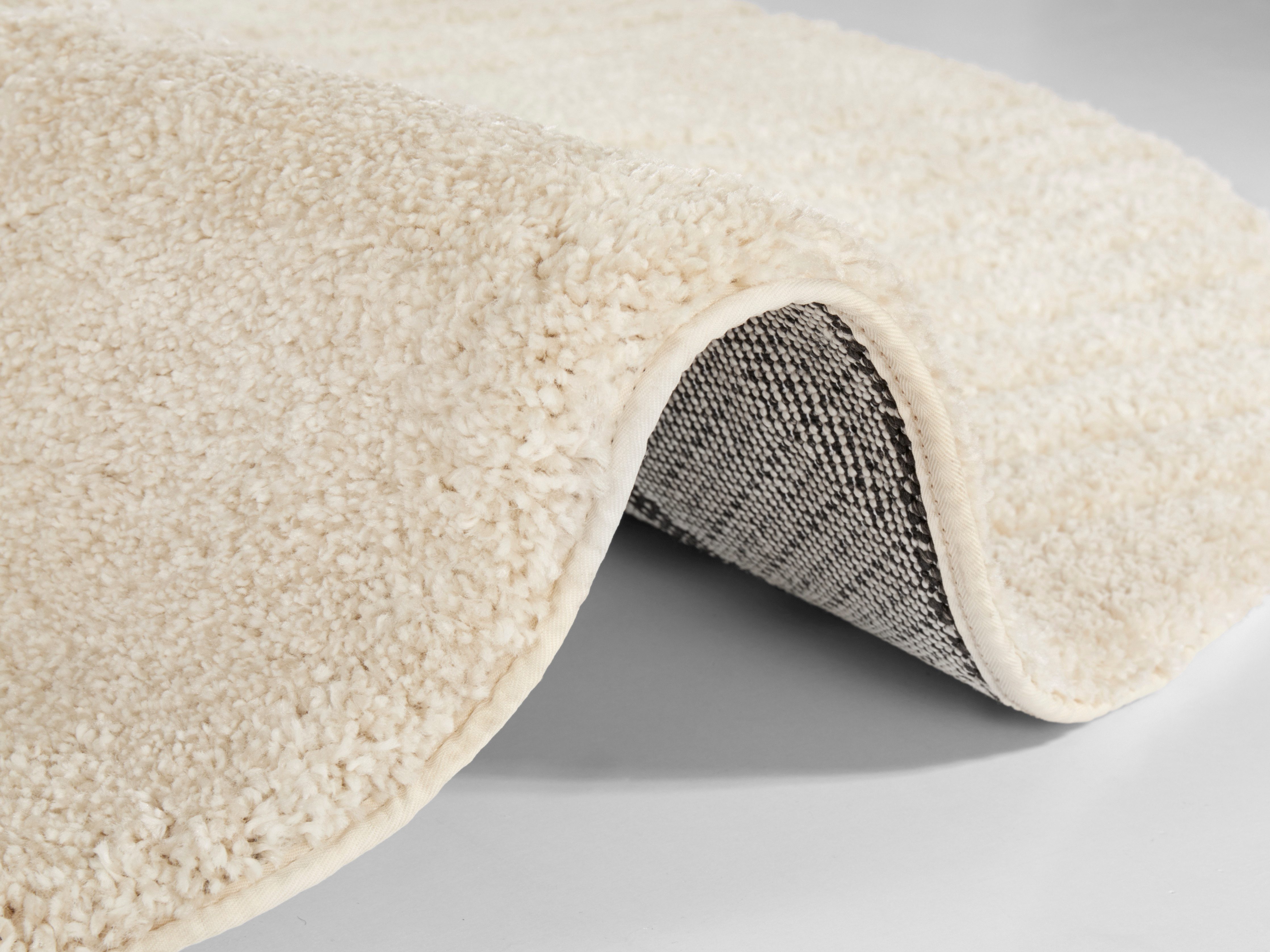 HANSE Home Teppich Fergus, rund, Höhe: 22 mm, Shaggy, Weich, Skandi, Flauschig, Wohnzimmer, Schlafzimmer, Flur