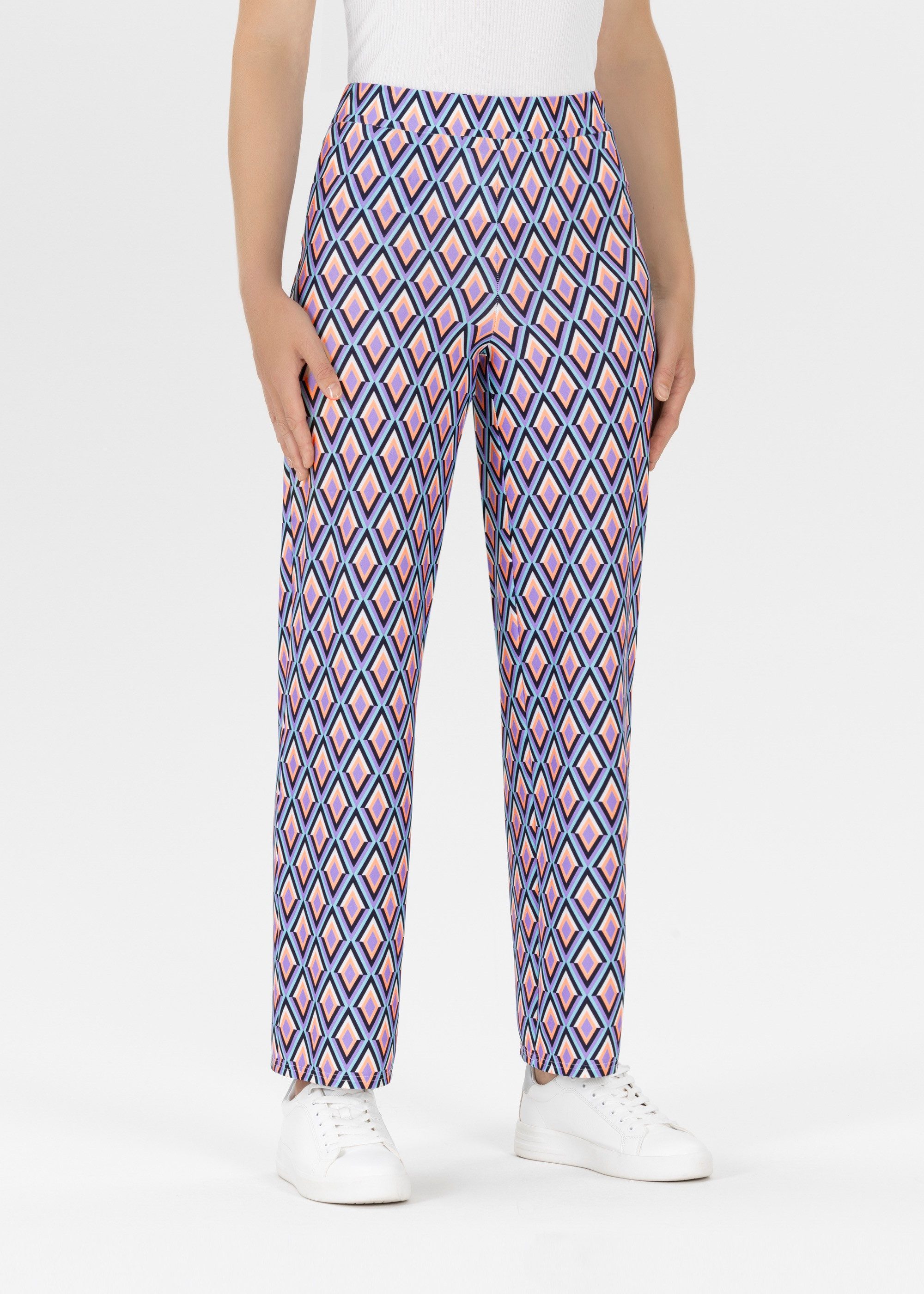 Stehmann 7/8-Hose Filiz im Culotte-Stil - mit Allover-Print