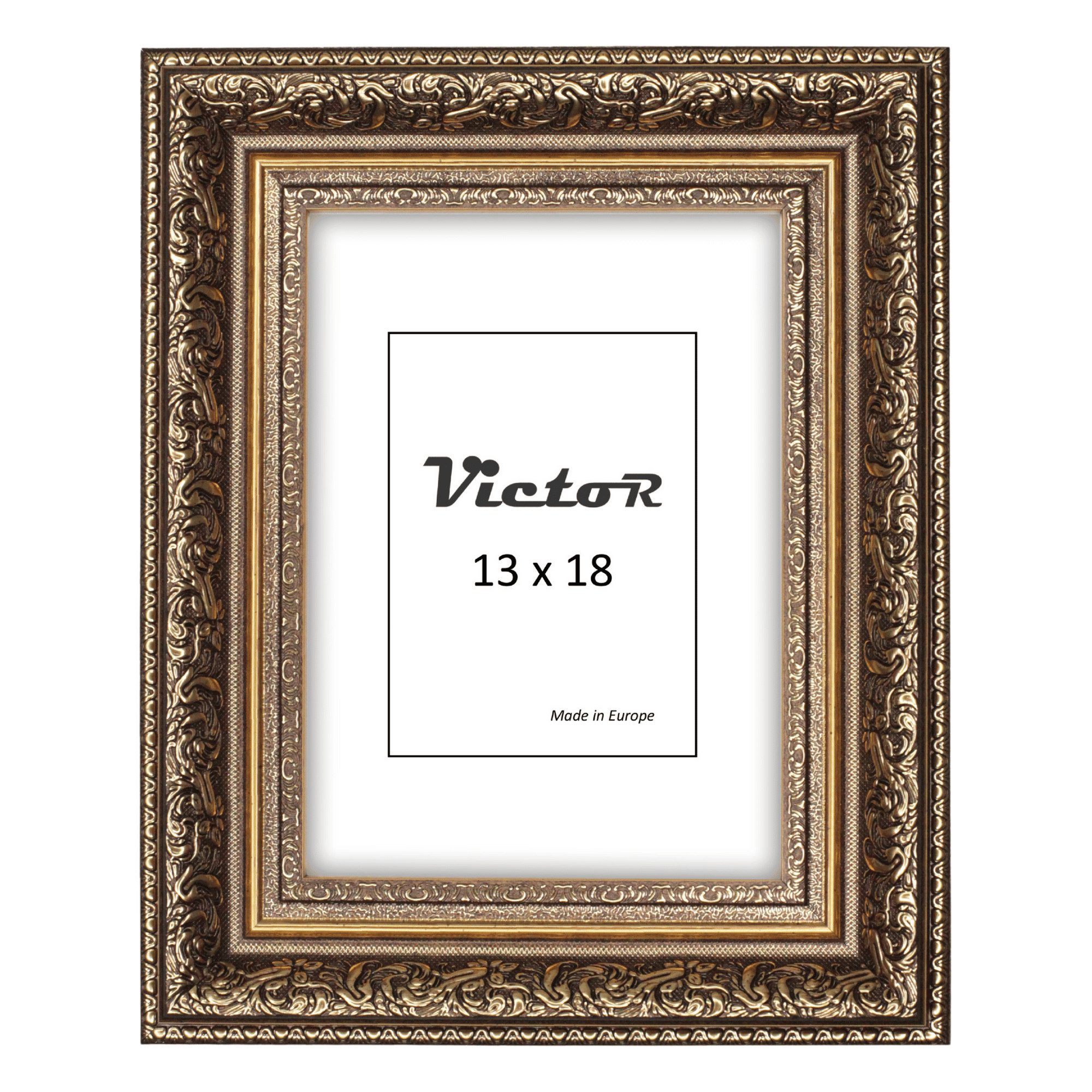 Victor (Zenith) Bilderrahmen Leonardo, Bilderrahmen Gold Braun 13 x 18 cm, günstig online kaufen