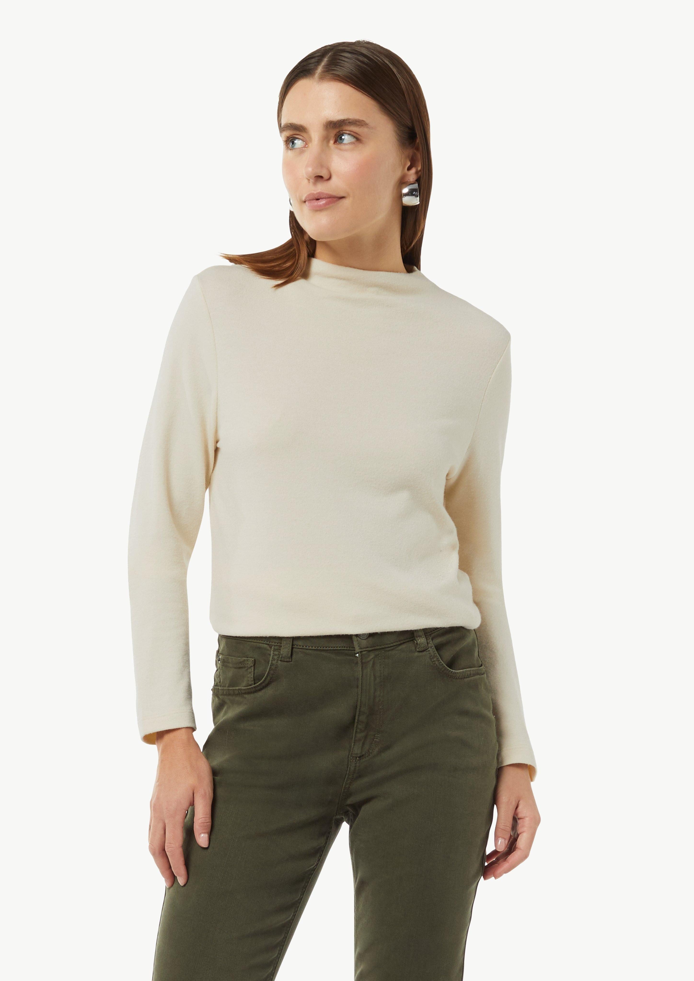 Langarmshirt Weiches Langarmshirt mit Stehkragen