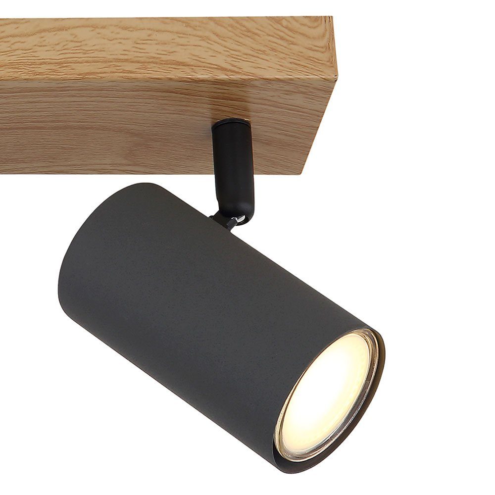 Dreiflammig Strahler LED Deckenstrahler 3 inklusive, Deckenspot, Deckenleuchte 3 nicht Leuchtmittel etc-shop Deckenlampe GU10