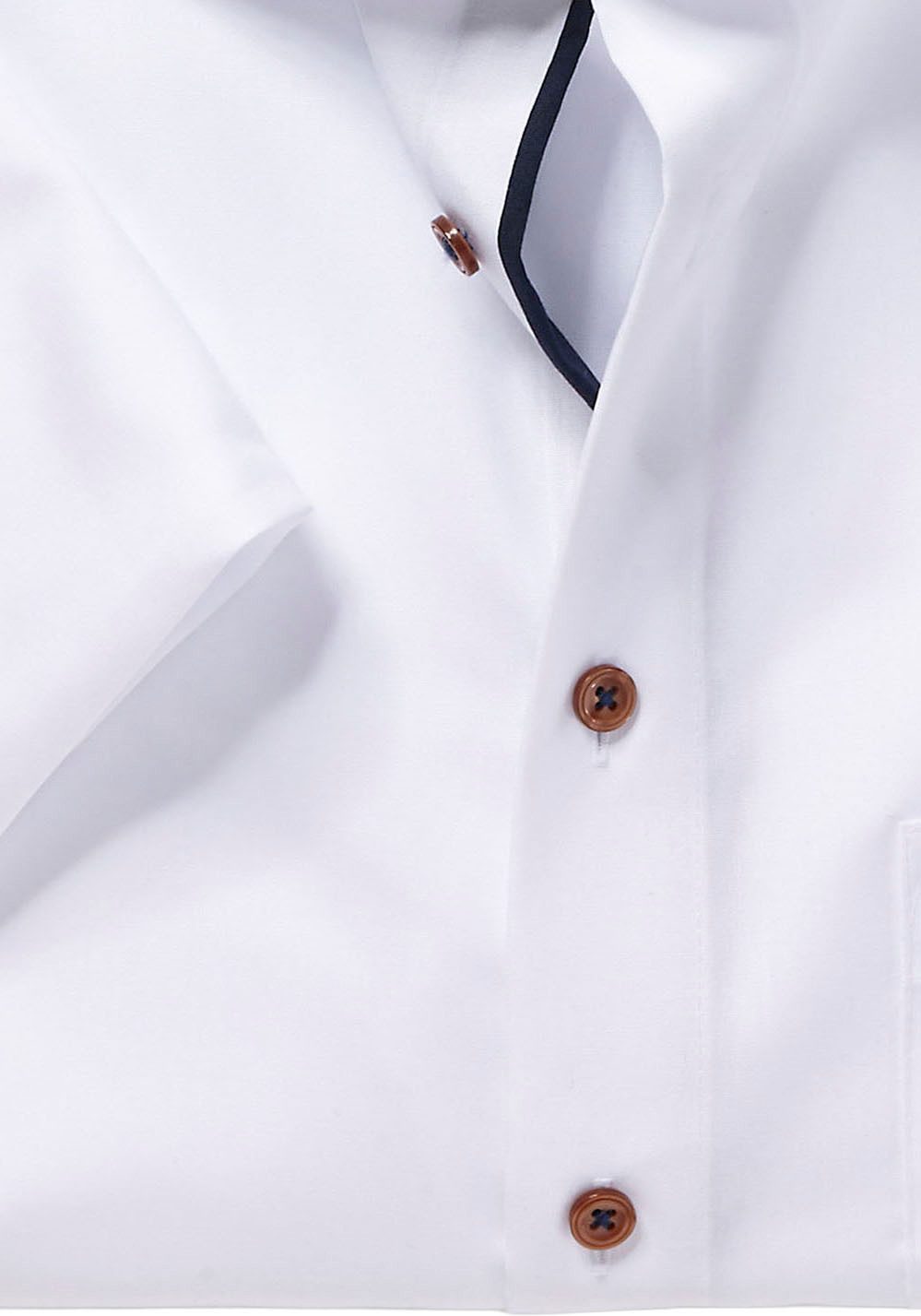 MARVELIS Kurzarmhemd mit New-Kentkragen, bügelfrei, modern fit