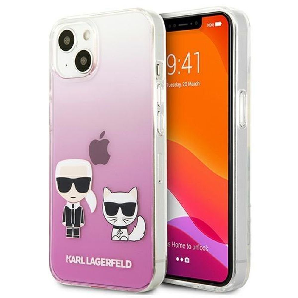 KARL LAGERFELD Handyhülle Karl Lagerfeld KLHCP13MCKTRP iPhone 13 6.1 ...