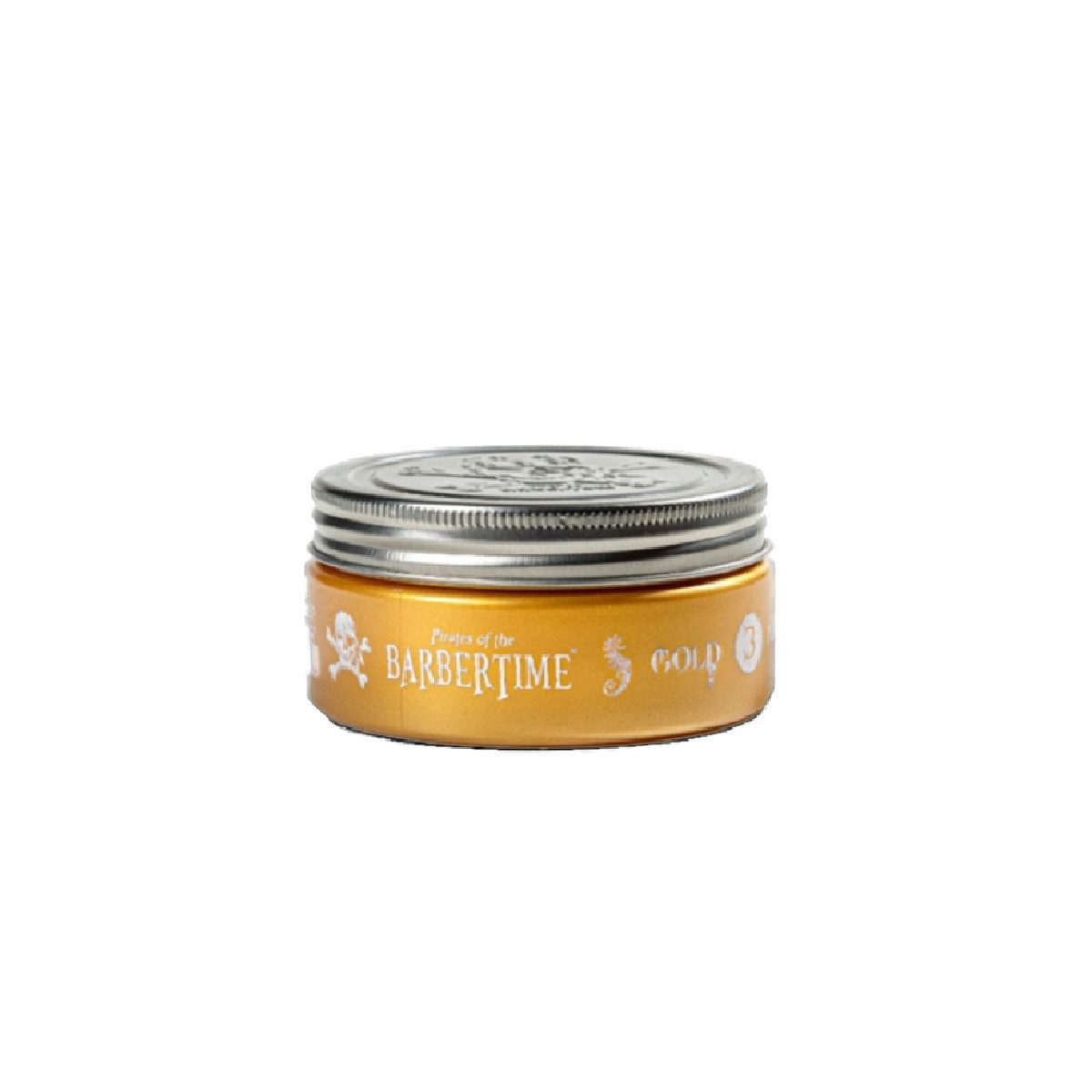 BARBERTIME Haarwachs 6x Haarpomade Hair Pomade Styling Pomade 150ml Gold, 6-tlg.