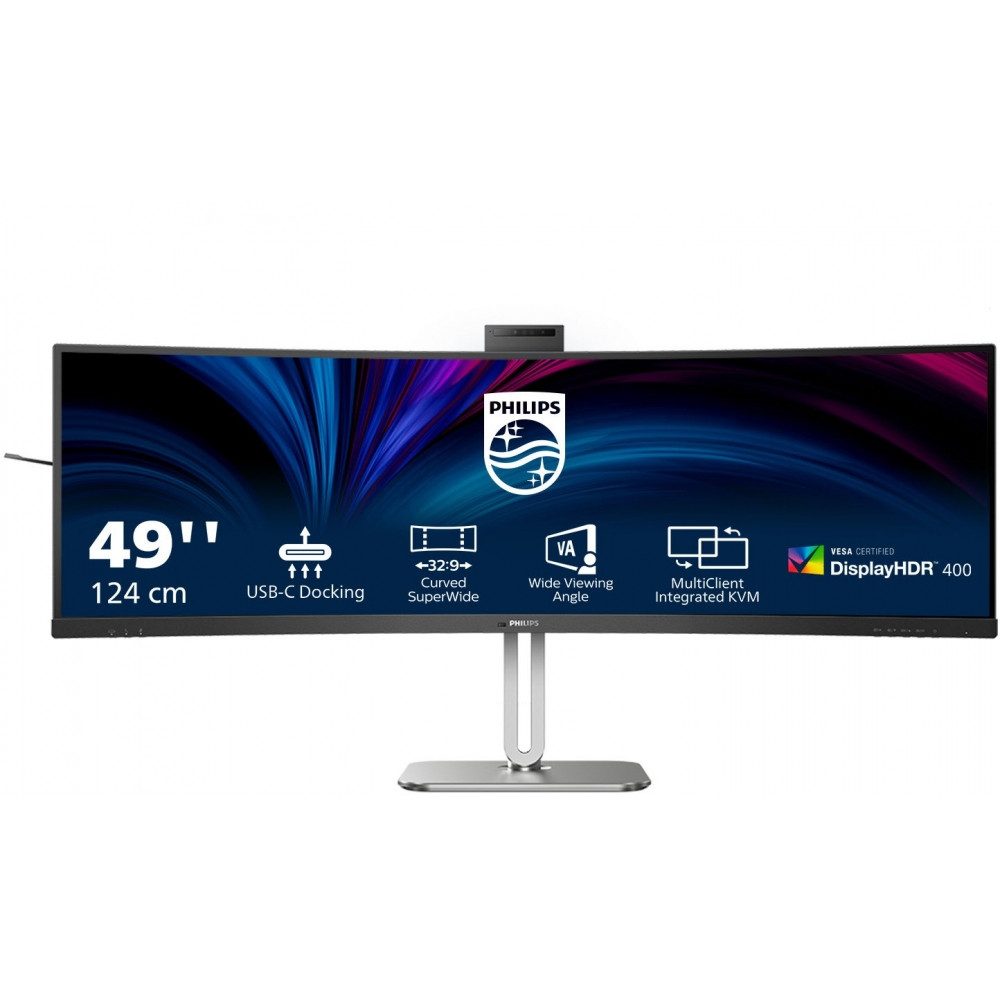 Philips Philips 49B2U5900CH/00 49" TFT-Monitor mit LED-Technik. TFT-Monitor (5120 x 1440 Pixel px, 5120 x 1440, 4 ms Reaktionszeit, TFT-Monitor mit LED-Technik, 32:9 SuperWide-Format)