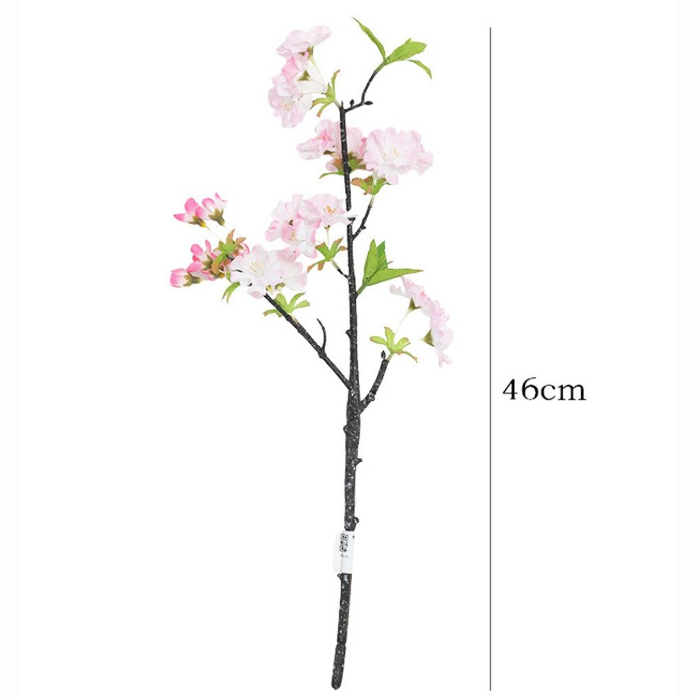 Kunstblumenstrauß 4PCS Künstliche Kirschblütenzweige Deko, Frühling Kirschblüten Zweige, Minicloss, für Hochzeitszimmer Zuhause Hotel Partydekoration DIY Dekor