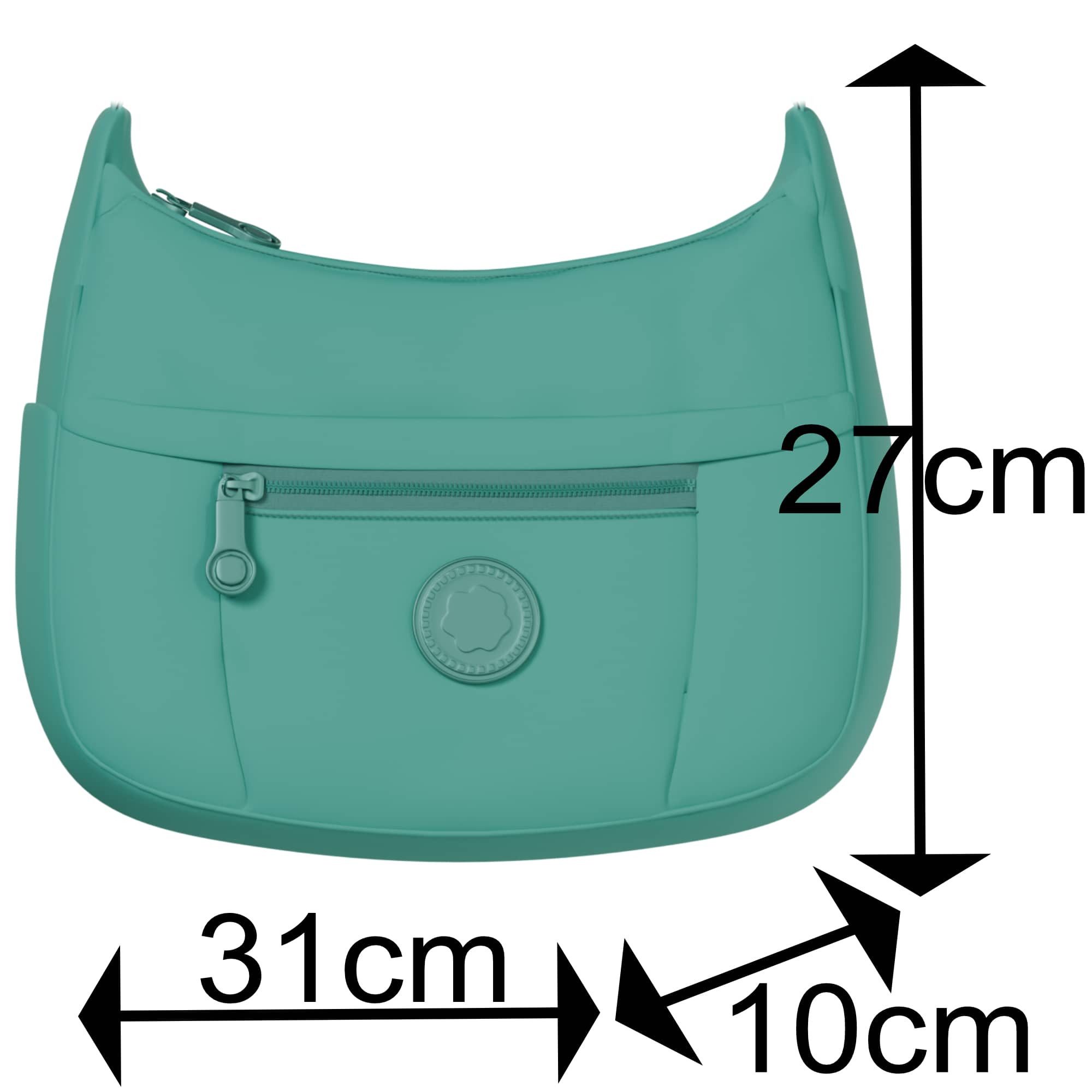 KMISSO Umhängetasche Hand Schulter Tasche Canvas Umhängetasche Vegan Damen Crossbody 30625 (1-tlg), im eleganten Look