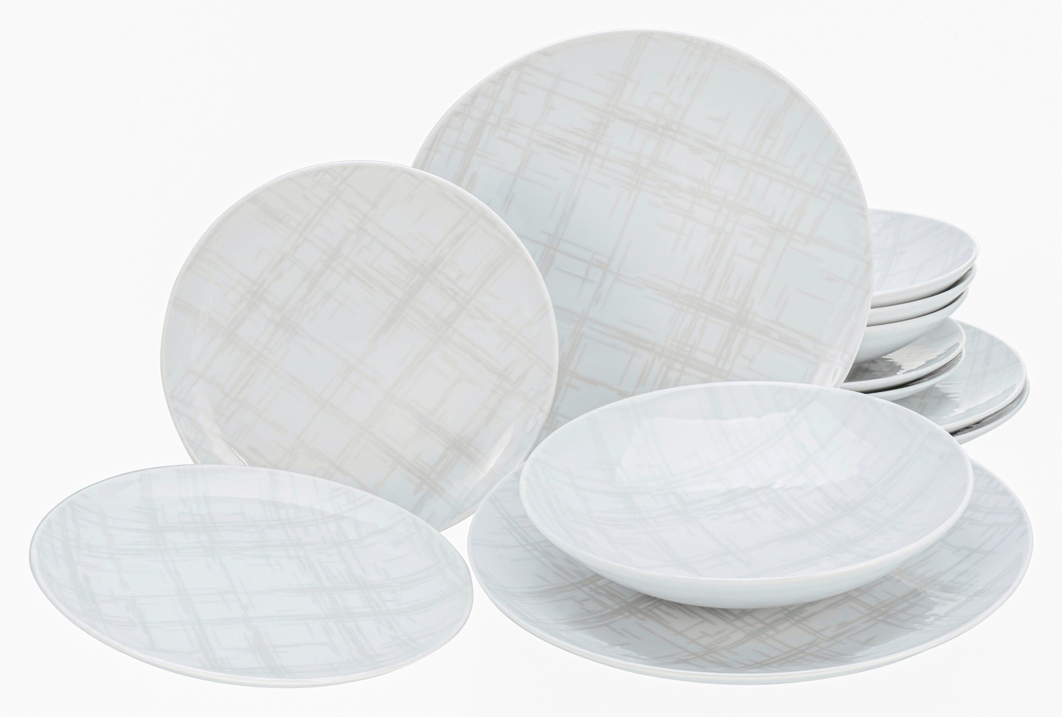 Teller-Set Geschirr-Set Home - Shabby Chic