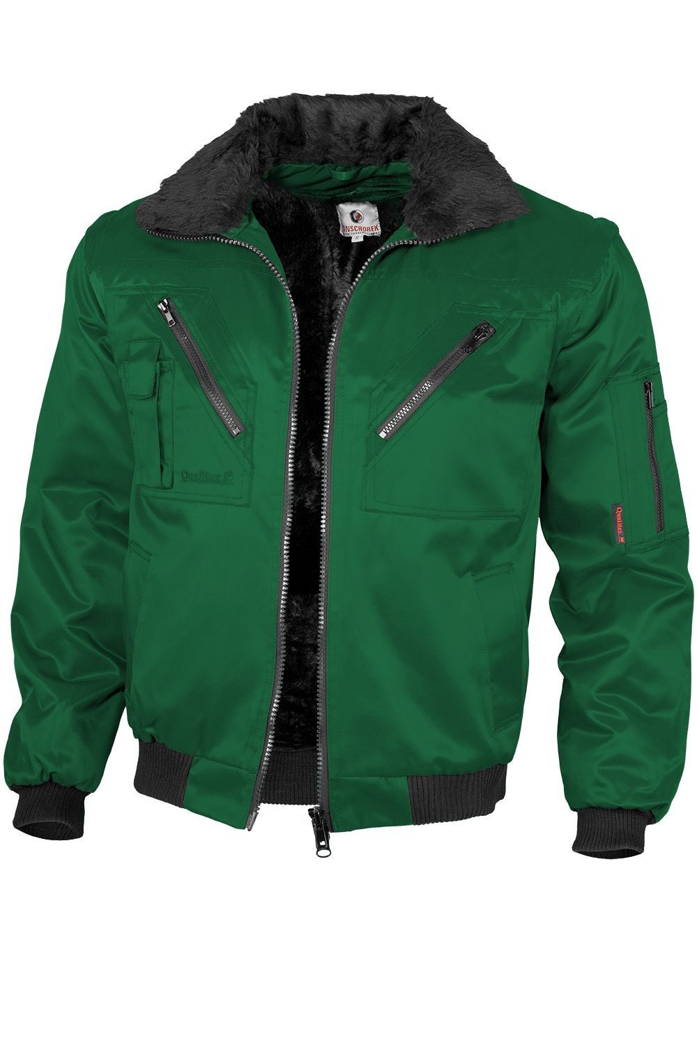 Qualitex Workwear Pilotenjacke klassische 4-in-1 Arbeitsjacke günstig online kaufen