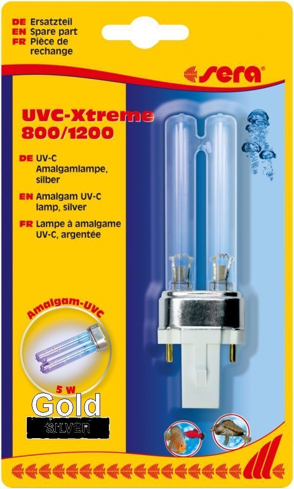 Aquariendeko UV-C Amalgamlampe gold 5 W für 800, 1200 (ab 2022)