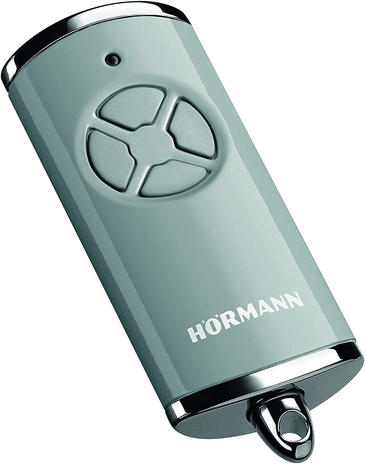 Classic Fernbedienung Hörmann HSE4 Hochglanz Chrom grau Garagentor-Empfänger 868-BS
