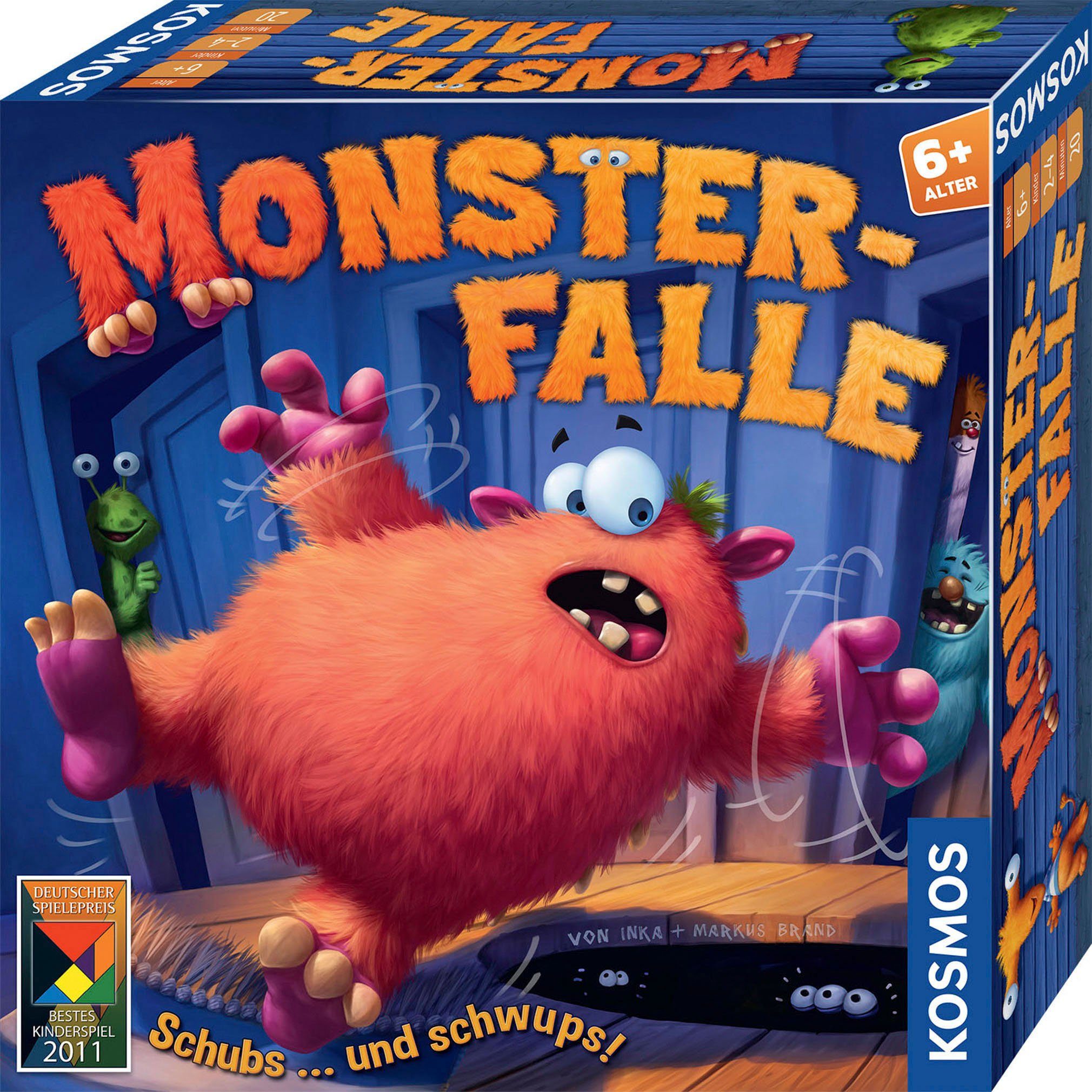 Kosmos Spiel Monsterfalle, Kinderspiel, Made in Germany