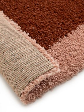 Hochflor-Teppich Louise, benuta, rechteckig, Höhe: 21 mm, Kunstfaser, Berber, Ethno-Style, Wohnzimmer