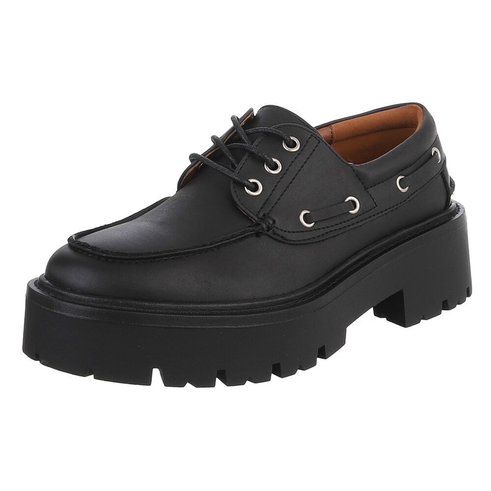 Komfortabler Schuh mit profilierter Sohle für Damen Schnürschuh