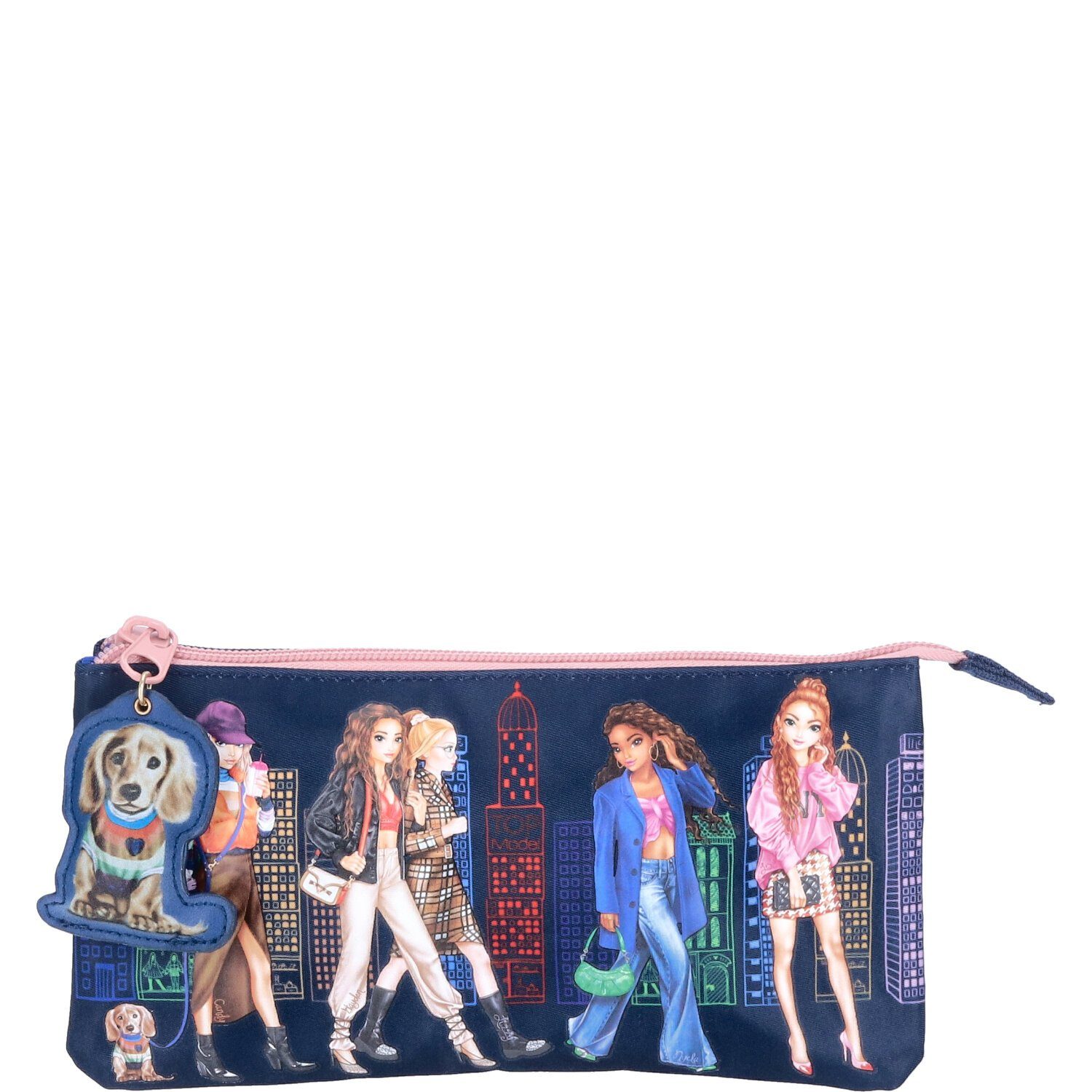 (Stück, Depesche Stück) Depesche Federmäppchen City Etui TOPModel Fächerschlamper Girls blau,