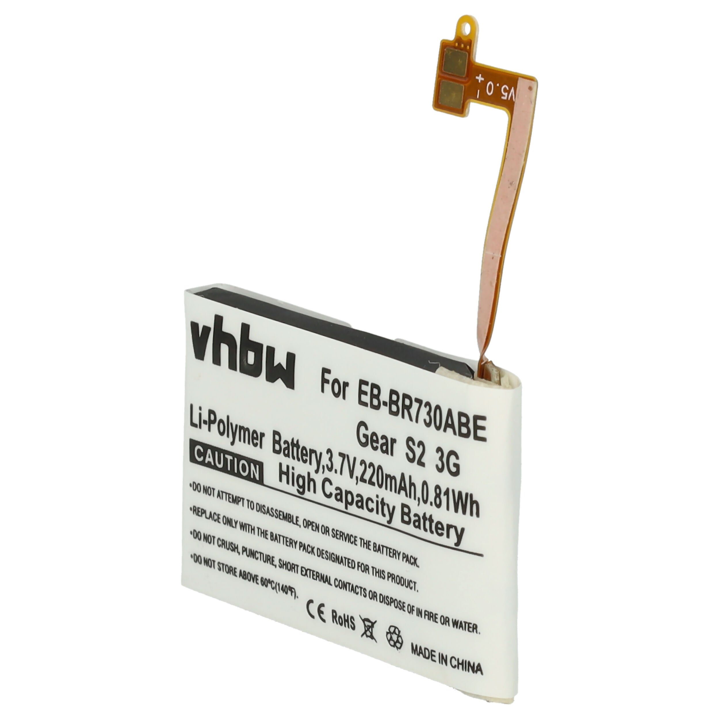 vhbw EB-BR730ABE, Samsung Akku 220 GH43-04538B mAh (3,7 V) für Li-Polymer Ersatz für