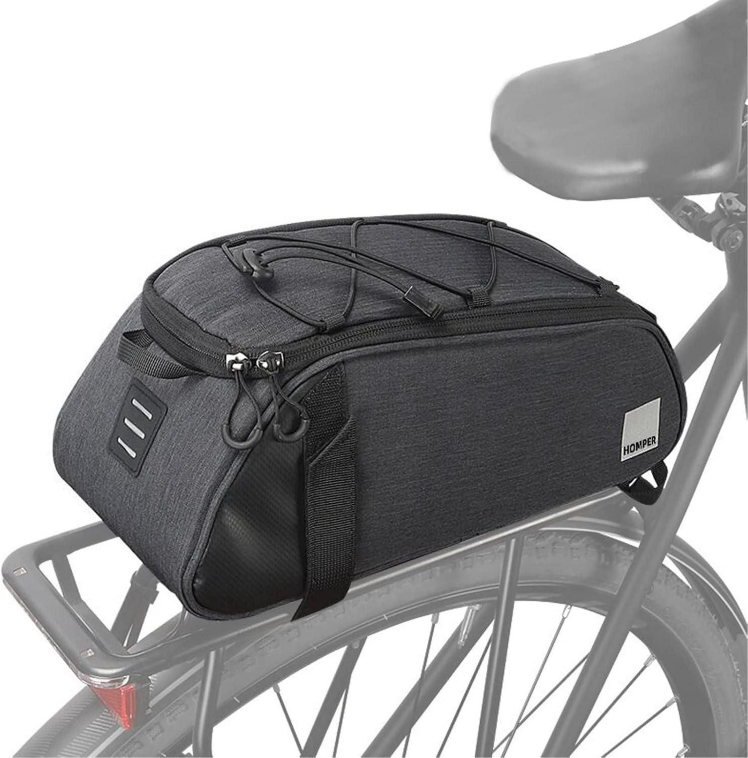 Fahrrad-Gepäckträger Fahrradtasche Satteltasche Gepäckträger Rucksack 7L