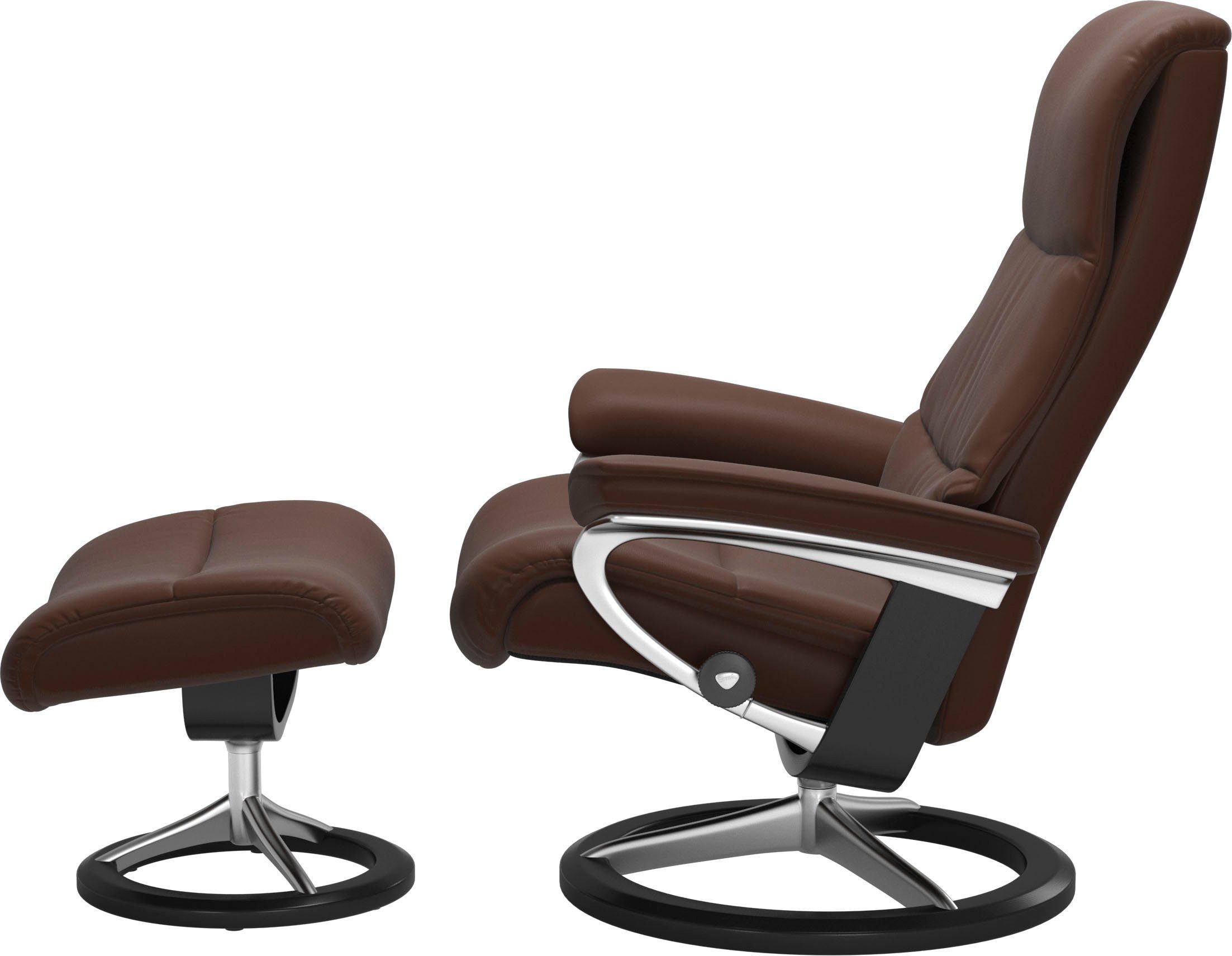 Base, Relaxsessel L,Gestell mit Signature Schwarz View, Stressless® Größe