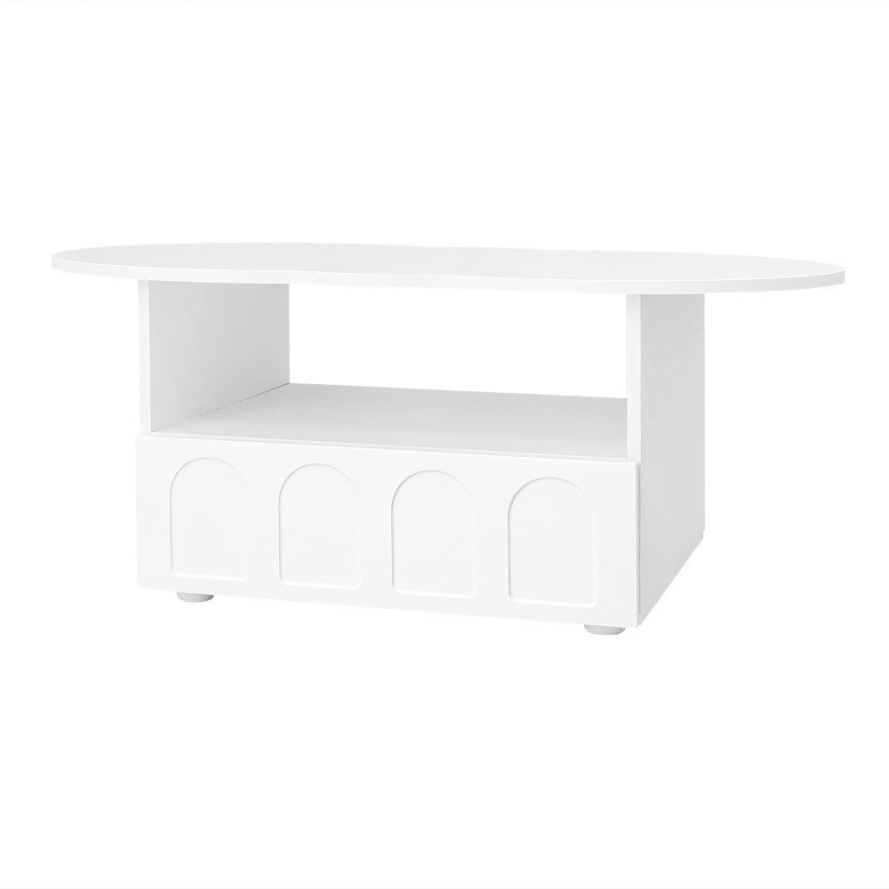 Couchtisch Sofatisch, Wohnzimmertisch, Beistelltisch mit Schubladen, 100×60cm