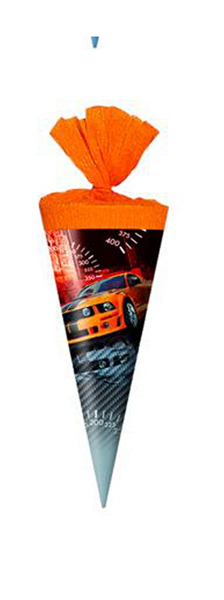 Schultüte Schultüte / Zuckertüte / Länge: 25cm / rund / "CityCar"