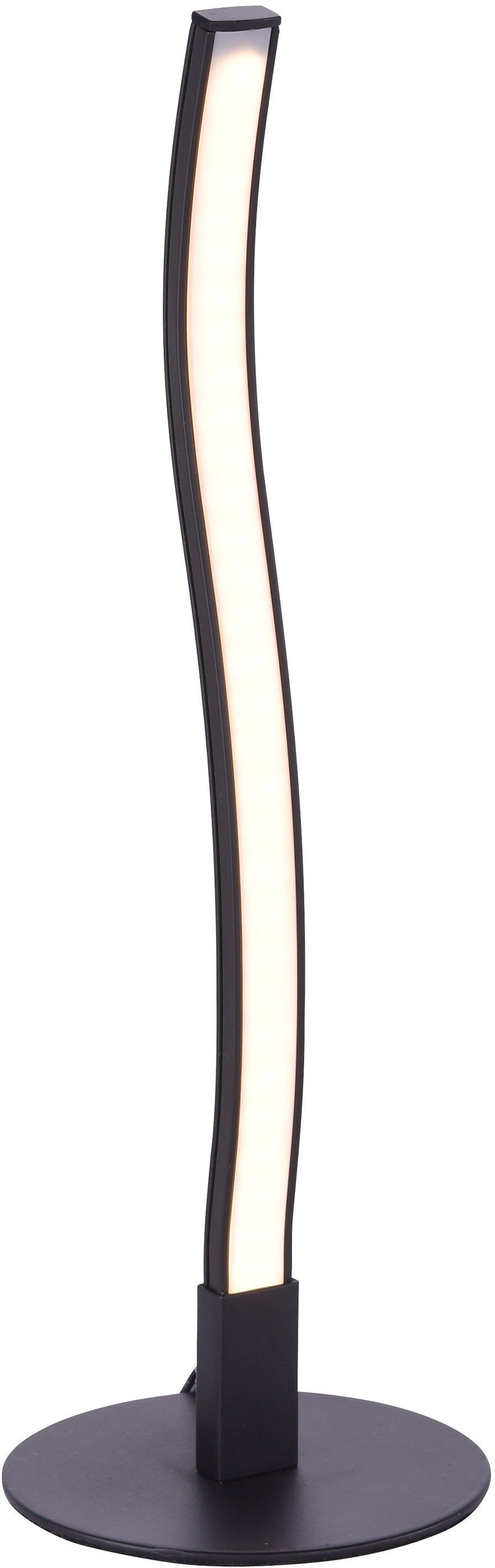 JUST LIGHT LED Tischleuchte WAVE, LED fest integriert, Warmweiß