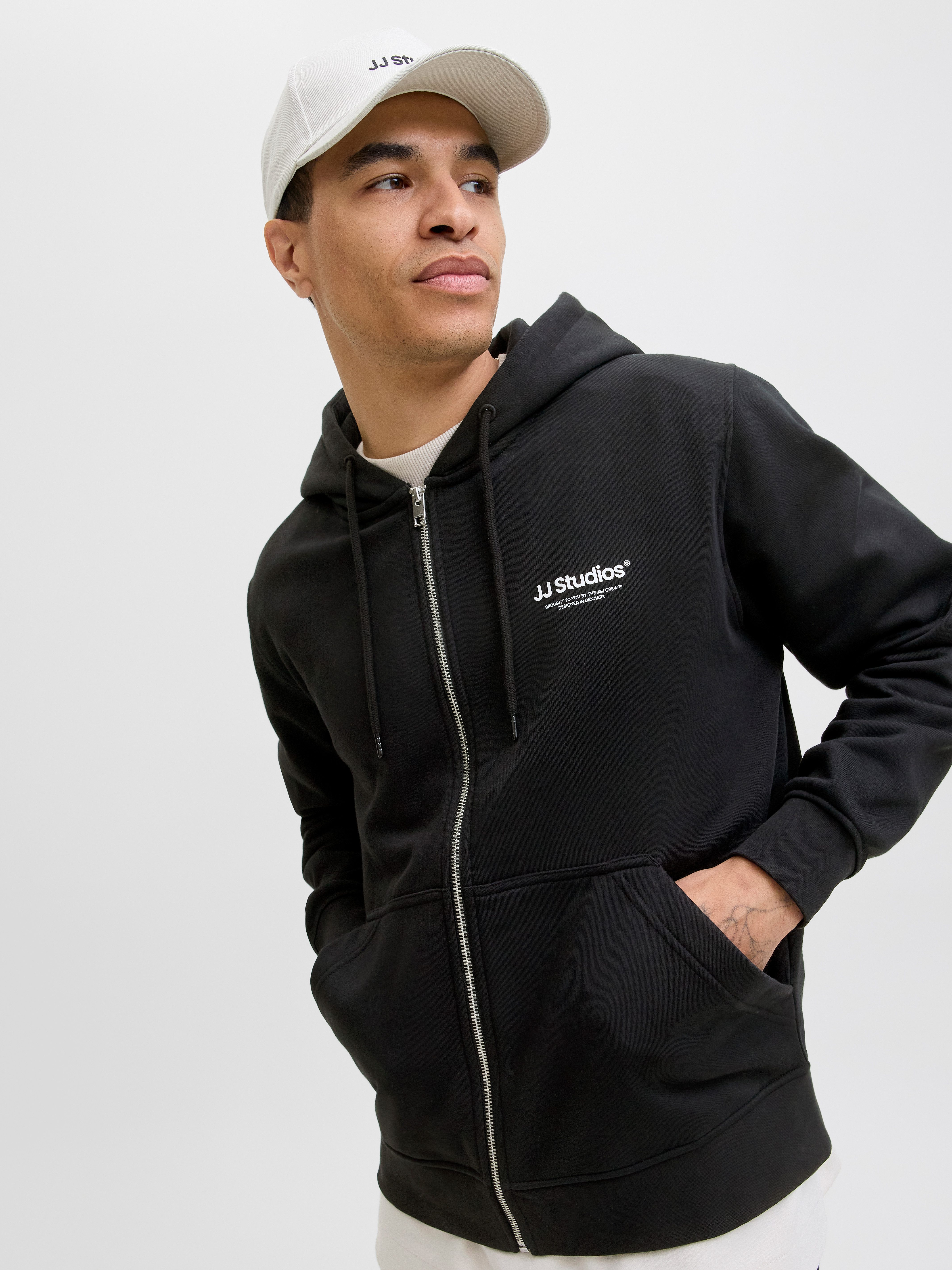 Jack & Jones Kapuzensweatshirt JJESOHO SWEAT ZIP HOOD NOOS