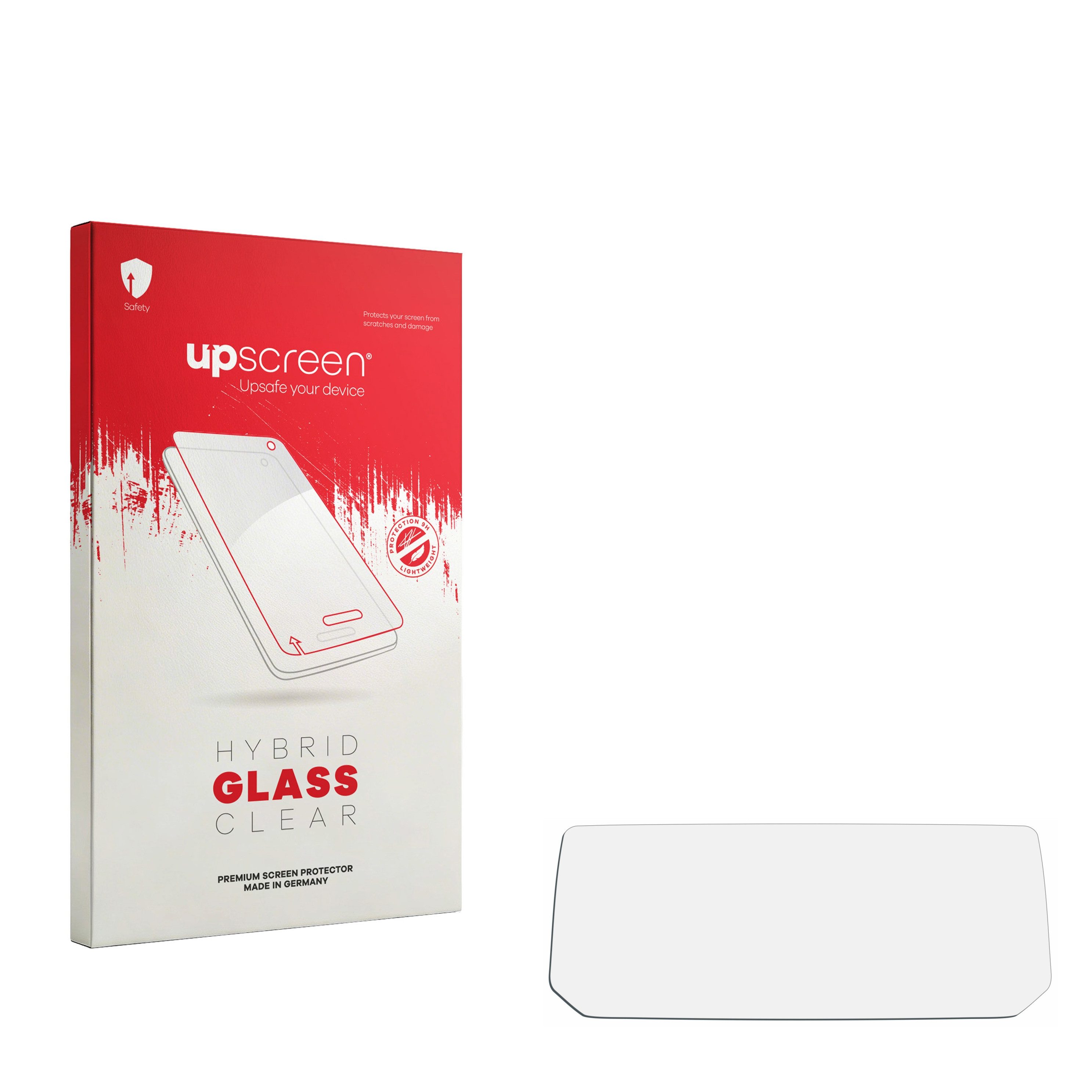 upscreen Displayschutzglas Folie für BMW C 400 GT 10.25", Schutzfolie Glas Panzer Display Schutz klar