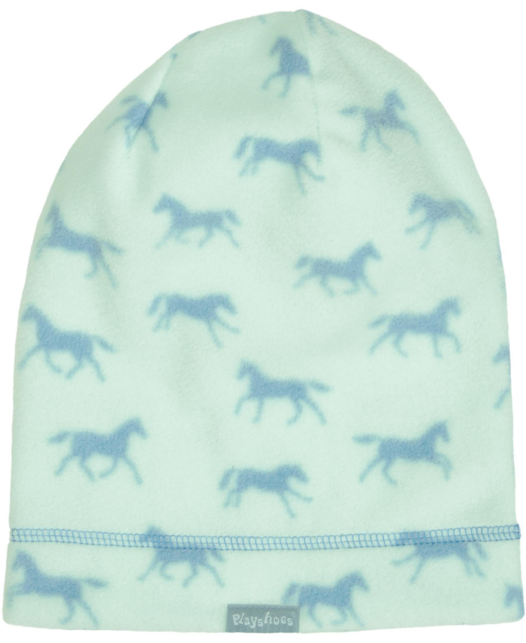 Playshoes Schlupfmütze Fleece-Beanie Pferde