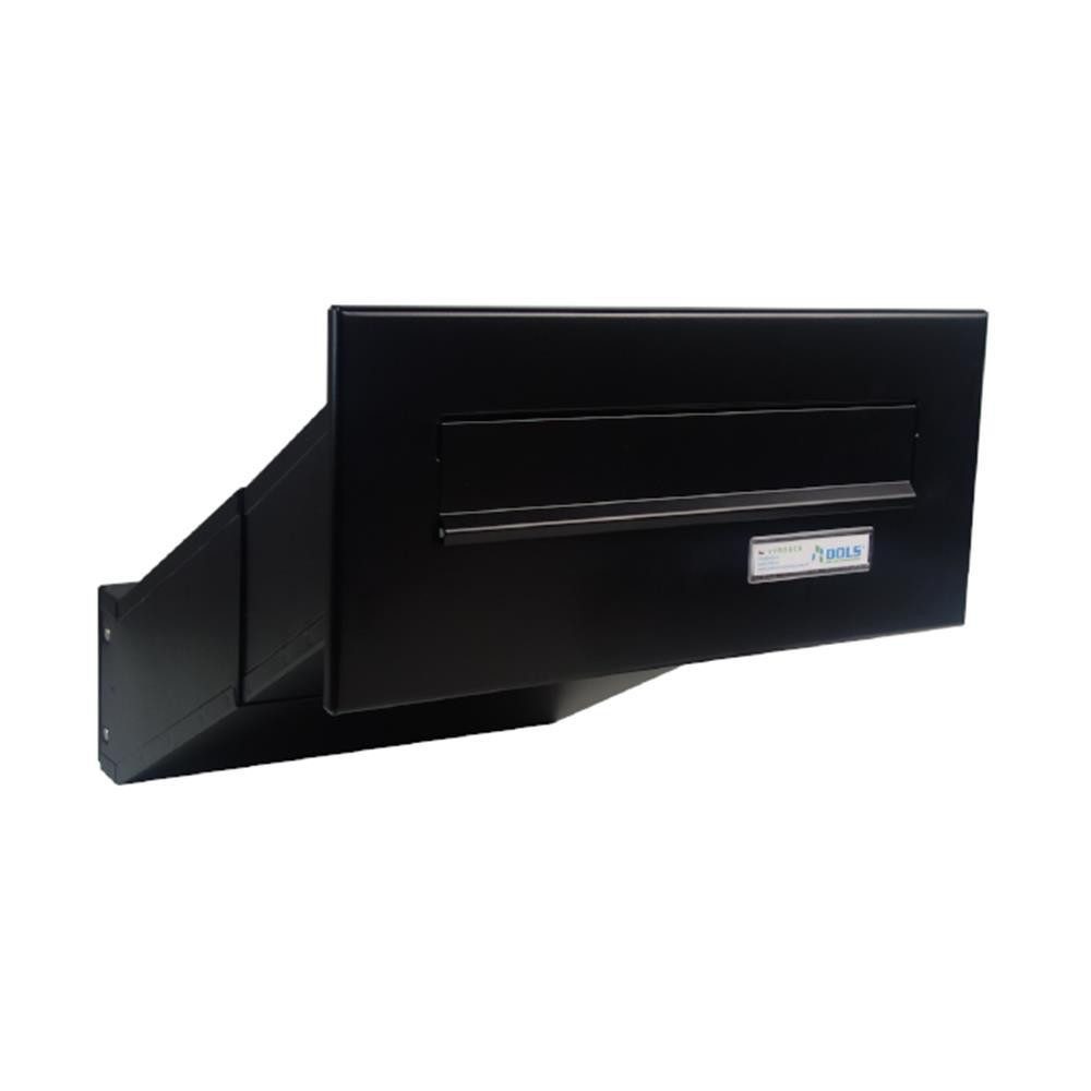 Letterbox24 Briefkasten DV-Serie 1-fach Durchwurfbriefkasten in RAL, Mit Namensschild