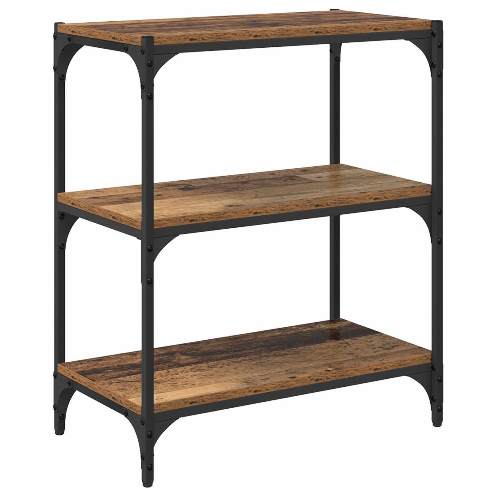 vidaXL Bücherregal Bücherregal Altholz 60 x 33 x 70,5 cm Holzwerkstoff, 1-tlg.