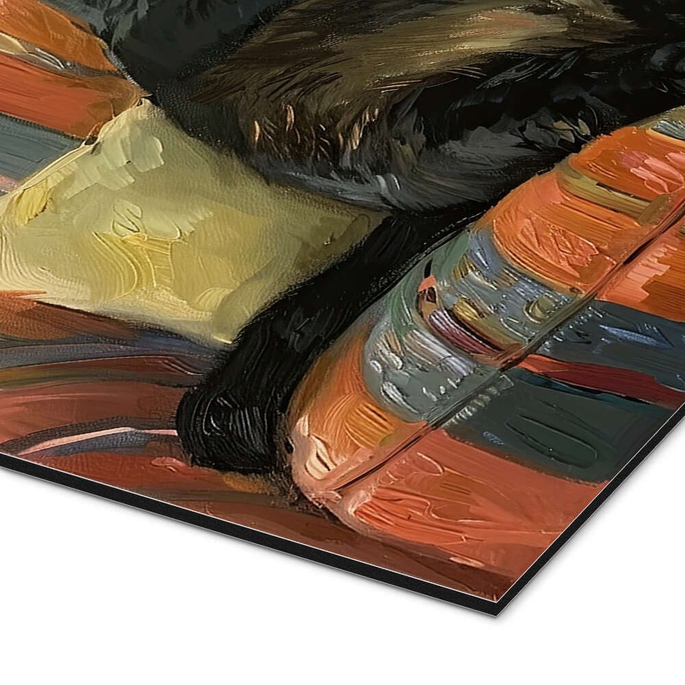 Posterlounge Wandbild Die fette Katze II, Felipe Hora, erhältlich als Poster, Leinwandbild, Wandsticker oder Acrylglasbild