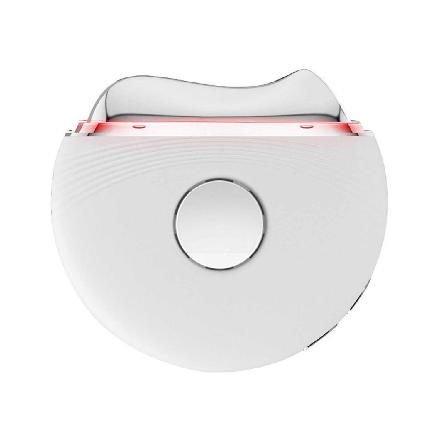 COOL-i ® Dermaroller EMS Gua Sha Gesichtsmassagegerät,LED Lichttherapie (Rot/Blau/Violett), 3 Vibrationsmodi, LCD & LED-Licht (Rot/Blau/Violett) für Hautpflege