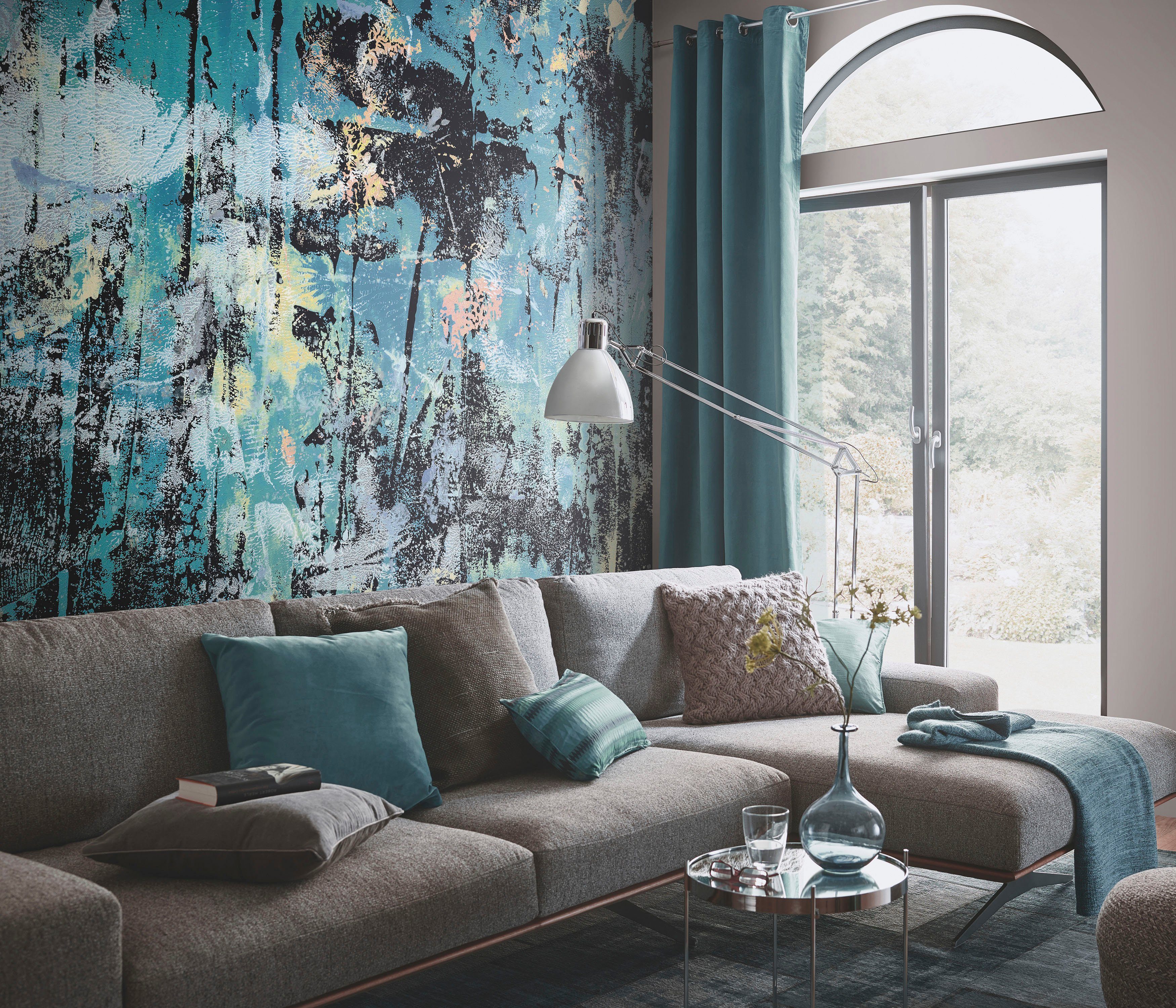 Fashion for walls Fototapete Into the blue, texturiert, Kunst, Phthalate frei