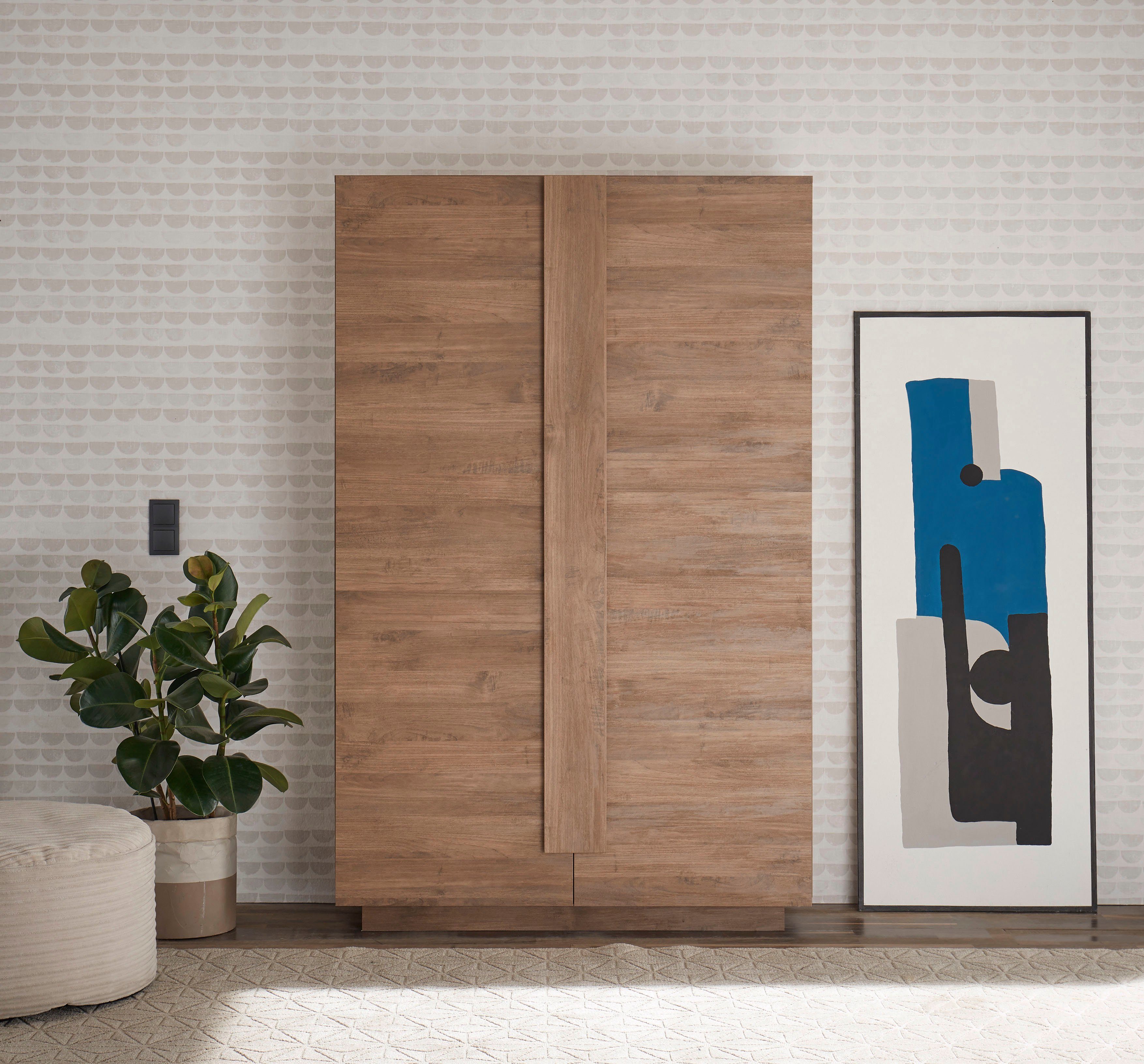 Home affaire Mehrzweckschrank Jupiter, Höhe 193 cm, Stauraumschrank 2 Türen - Soft Closing, Highboard, moderne Griffblende, FSC®, cleveres Stauraumkonzept