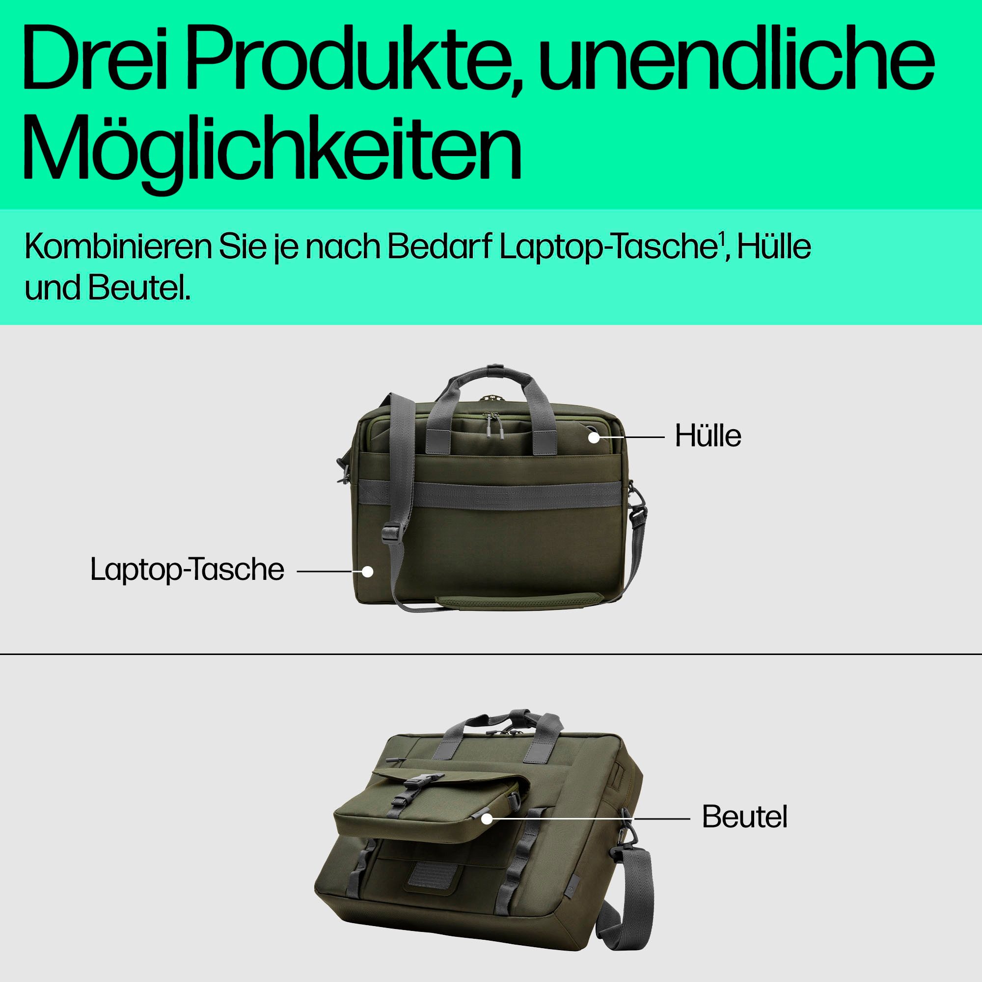 HP Laptoptasche 15.6-inch Modular Laptop Bag günstig online kaufen