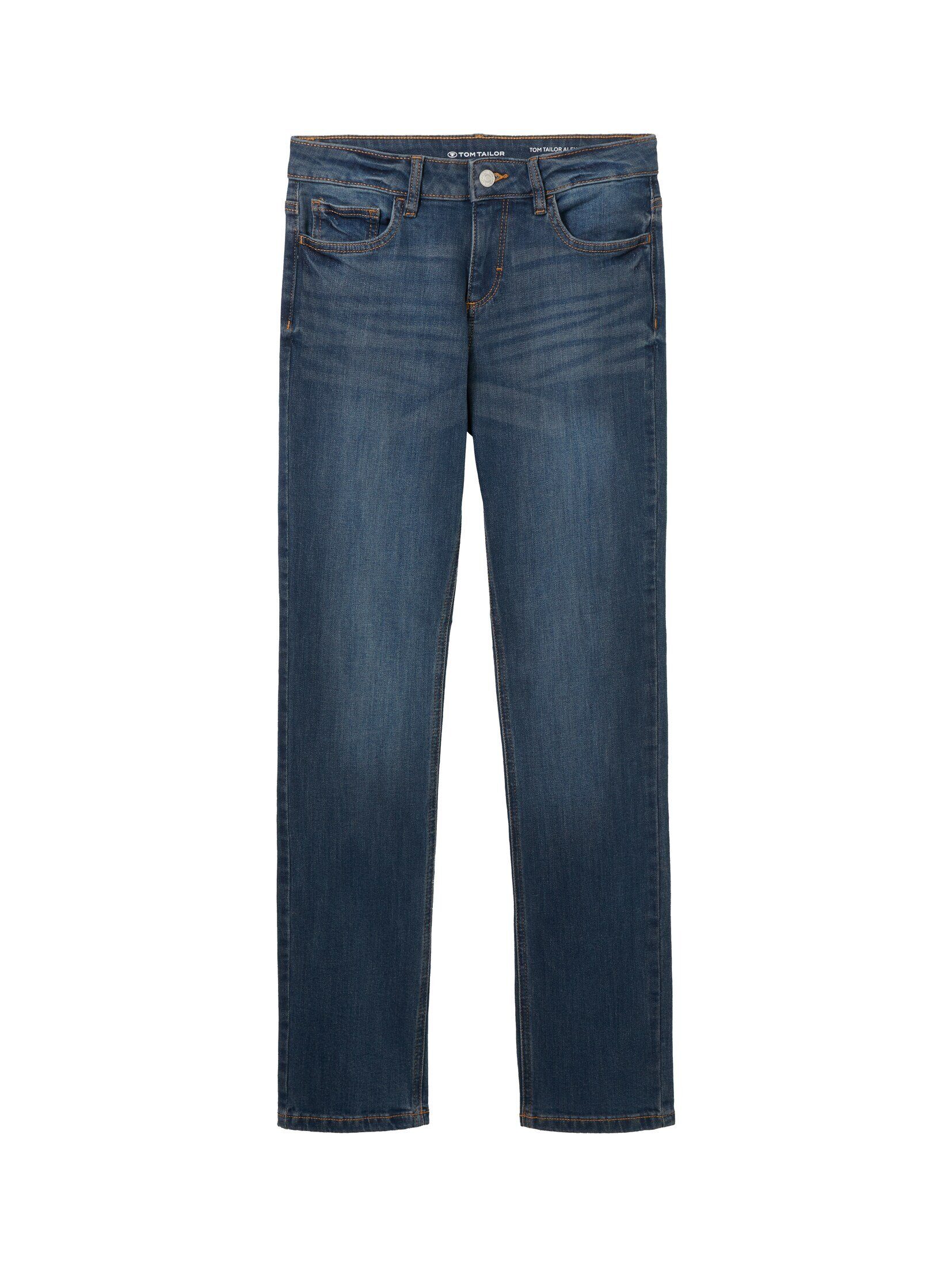 TOM TAILOR Straight-Jeans Jeanshosen TTALEXA STRAIGHT Jeans