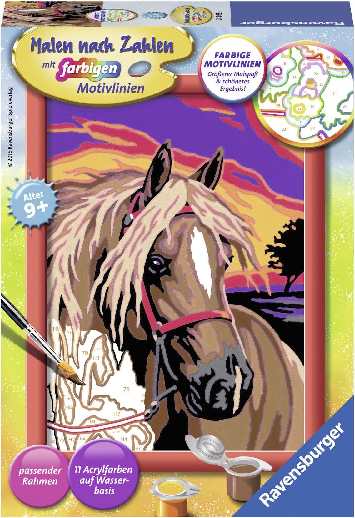 Ravensburger Malen nach Zahlen Pferdetraum, Made in Europe
