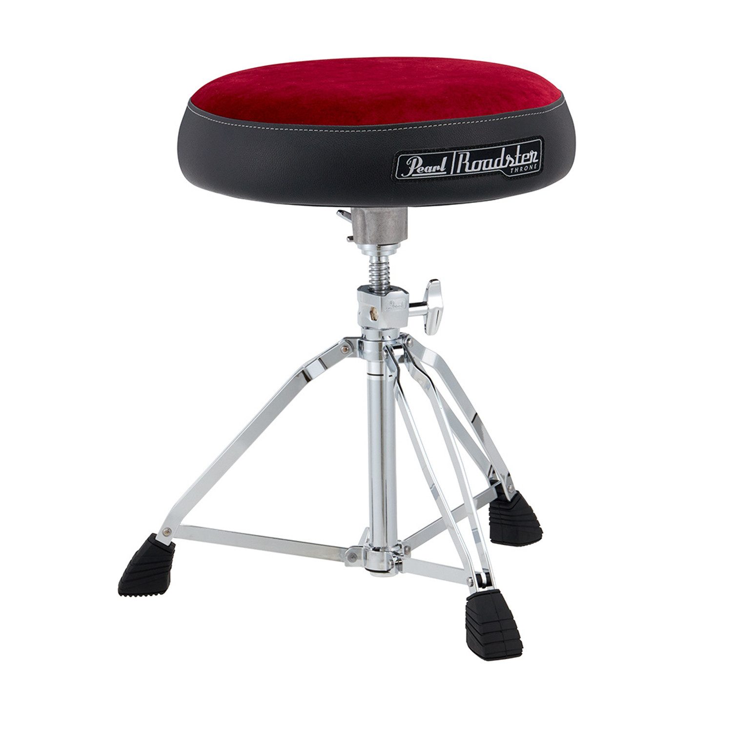 Pearl Drums Schlagzeug Pearl Schlagzeughocker D-1500RST Roadster Rot,Schlagzeug, Schlagzeughocker, Schlagzeughocker