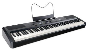 McGrey Stage-Piano SP-100 Stagepiano - 88 gewichtete Tasten mit Hammermechanik, Max. Polyphonie: 64, 8 Voices, Aufnahmefunktion, MIDI Out und USB