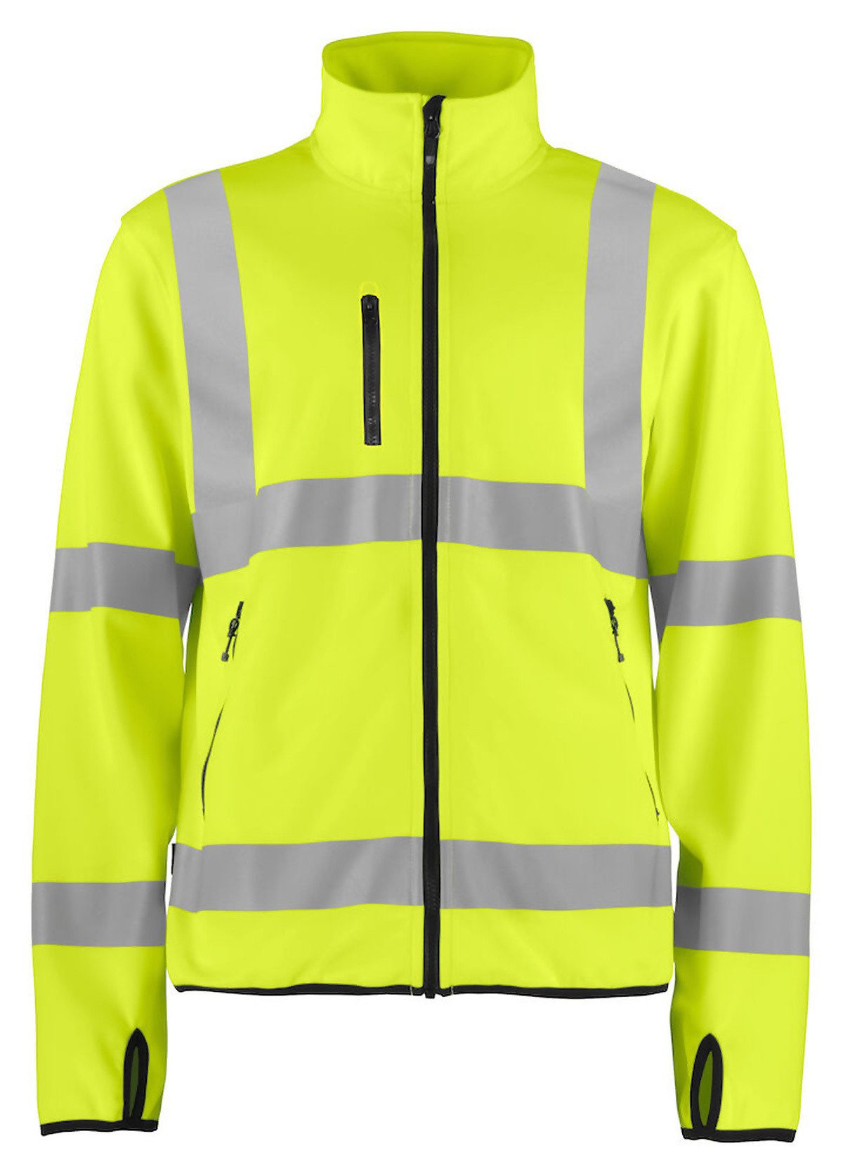 Arbeitsjacke 6105 LEICHTE SOFTSHELL JACKE EN ISO 20471 KLASSE 3