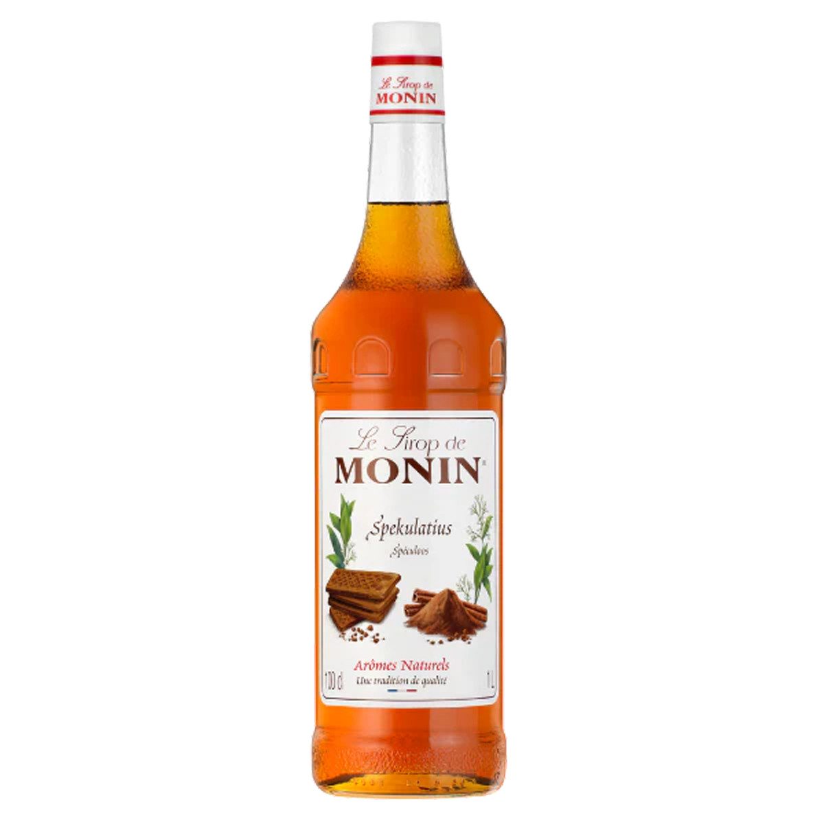 MONIN Getränke-Sirup, Monin Spekulatius Sirup ideal zu Cocktails Kaffee oder Gebäck 1000ml