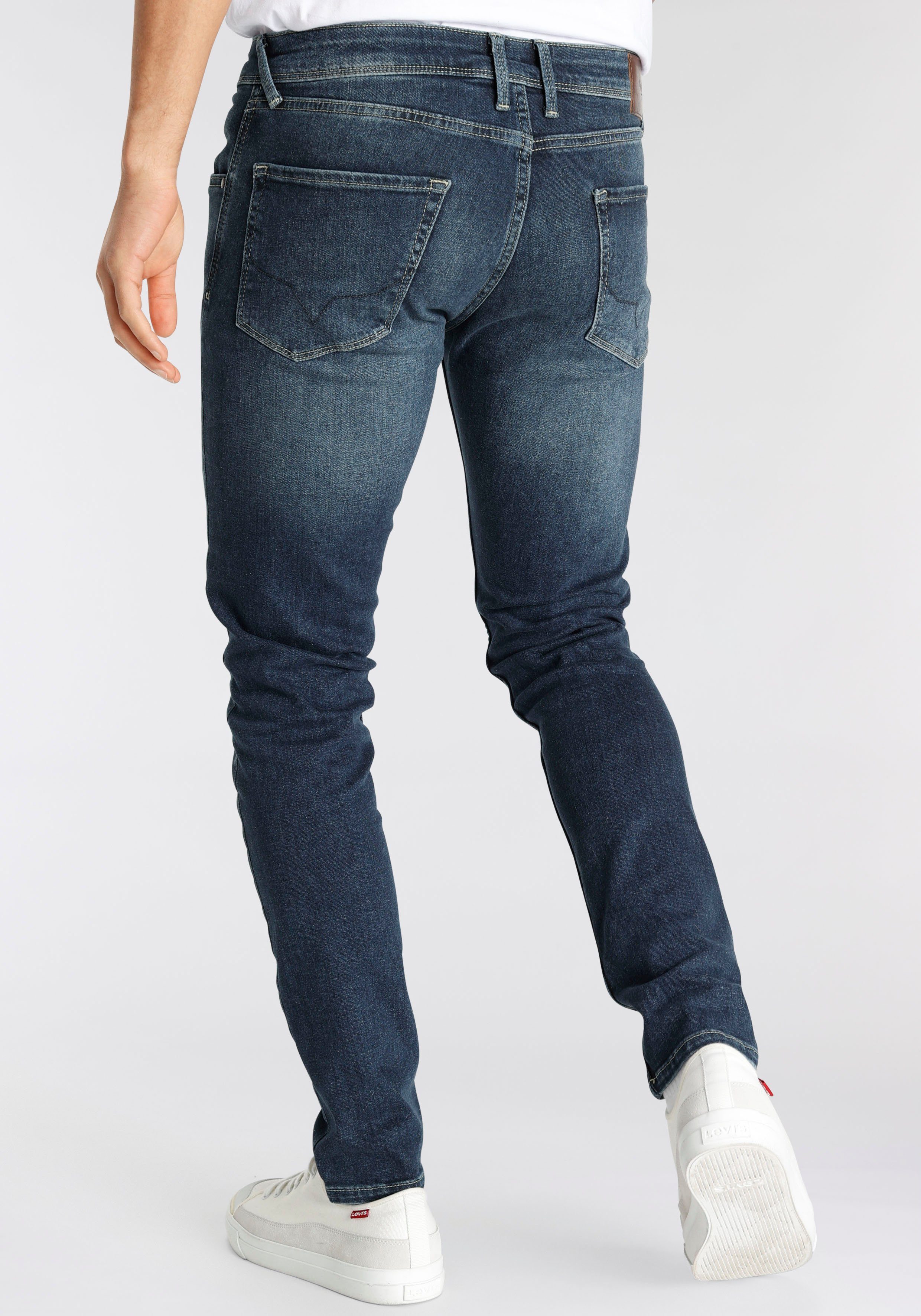 Skinny-fit-Jeans used Pepe dark Jeans Finsbury