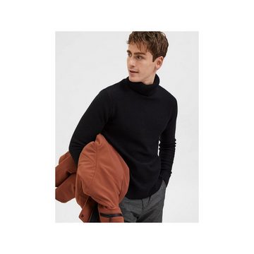 SELECTED FEMME V-Ausschnitt-Pullover schwarz regular fit (1-tlg)