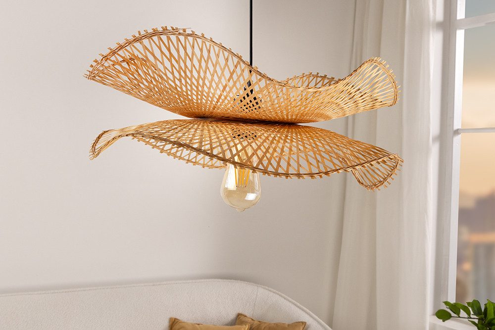 riess-ambiente Hängeleuchte ORGANIC LIVING 50cm natur günstig online kaufen