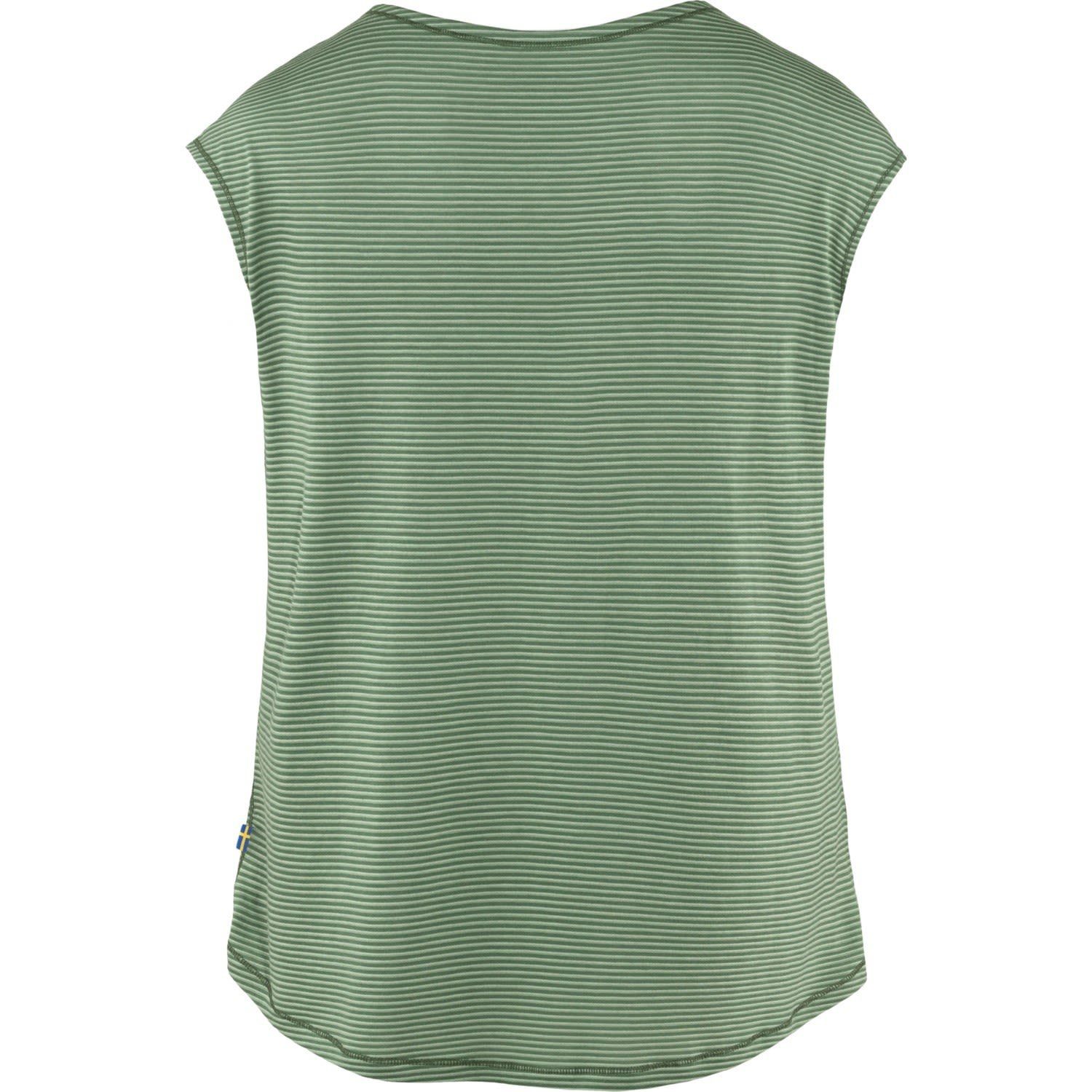 Green Fjällräven High T-Shirt Fjällräven Wool Coast W Blue/Green Damen T-shirt